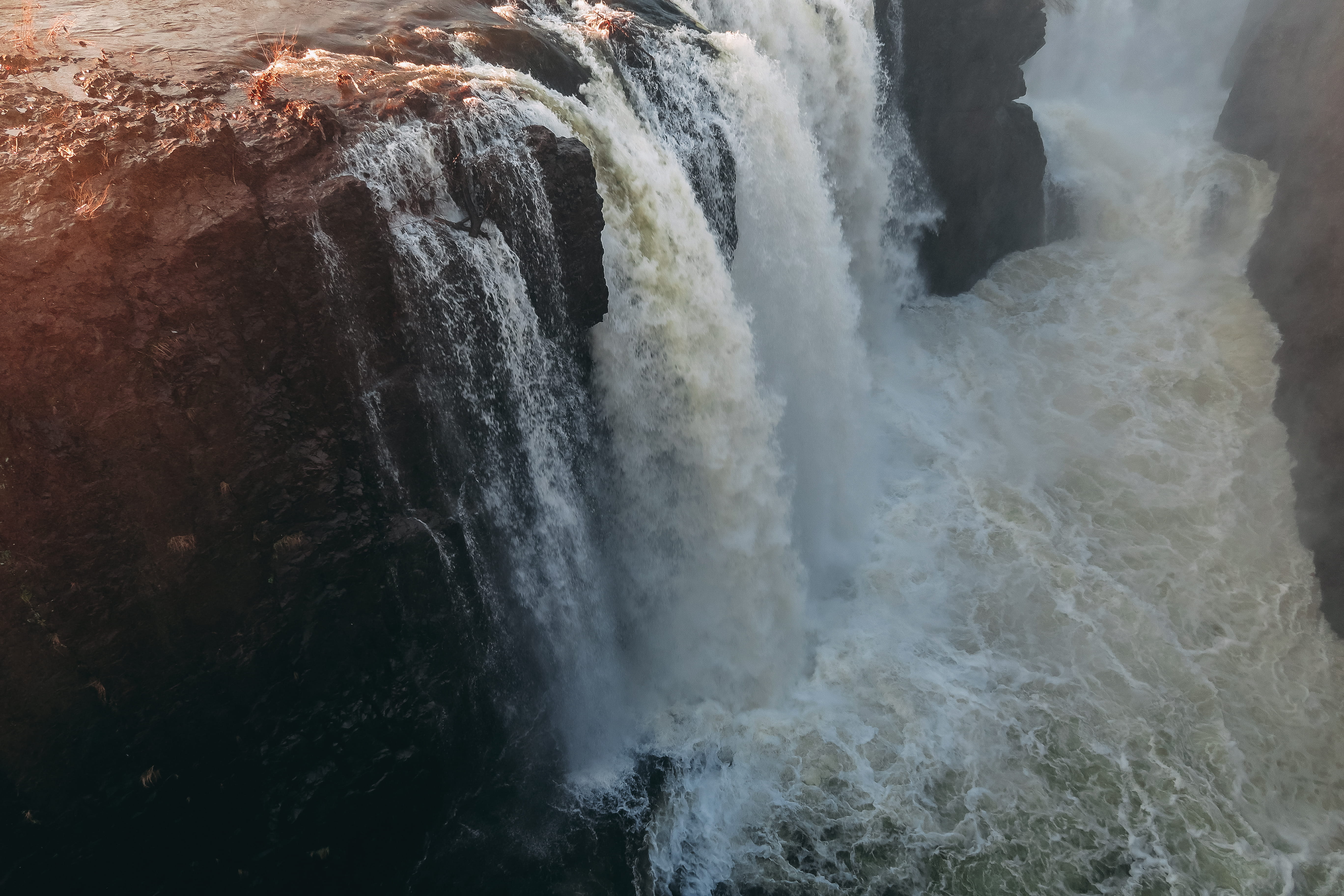 5K, scenics - nature, daytime, sea, no people, flowing water, falls, long exposure, power, outdoors, falling water, rock - object, victoria, water, rock formation, HD Wallpaper