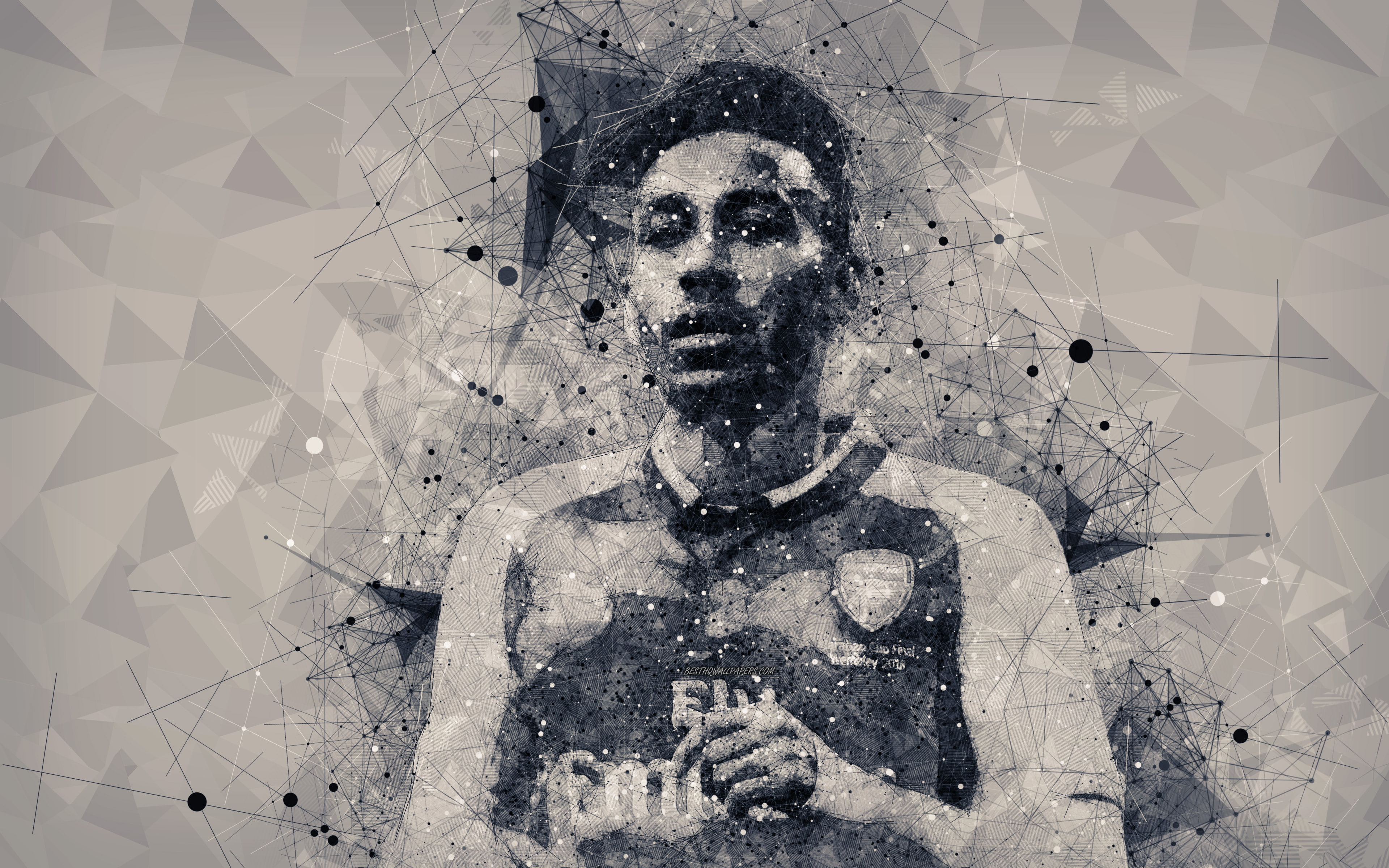 4K, Pierre-Emerick Aubameyang, Soccer, Arsenal F.C., HD Wallpaper