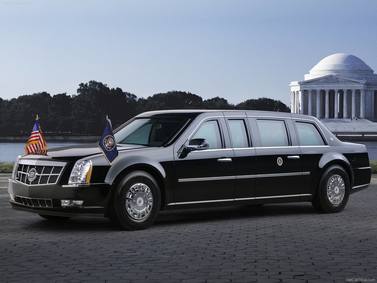 720P, Vehicles, Cadilac Presidential Limousine, HD Wallpaper