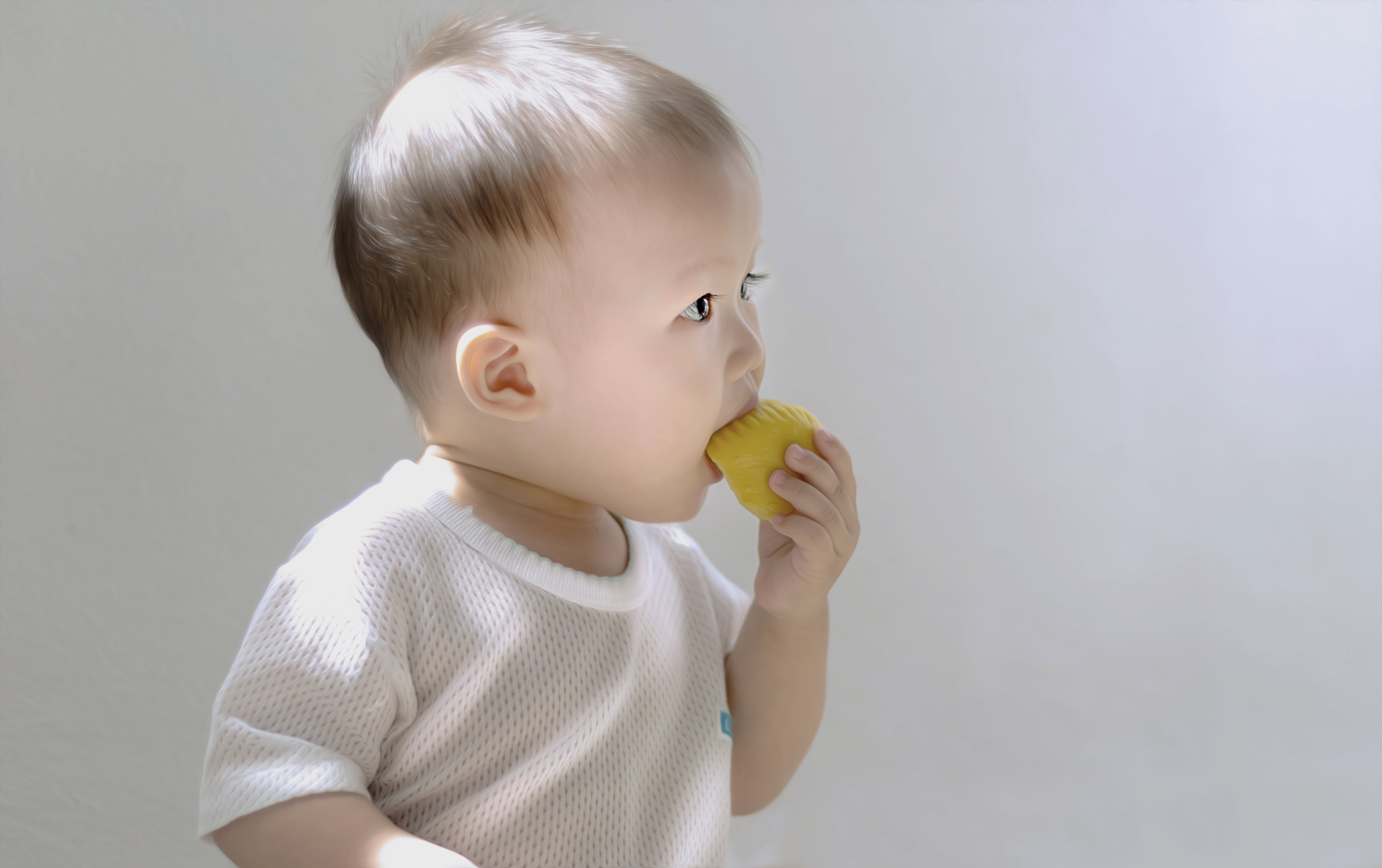 cute, wearing, Nikon D7000, f1.8, human Face, white, eating, child, caucasian Ethnicity, baby, food, childhood, portraits, boy, family, small, shirt, people, HD Wallpaper