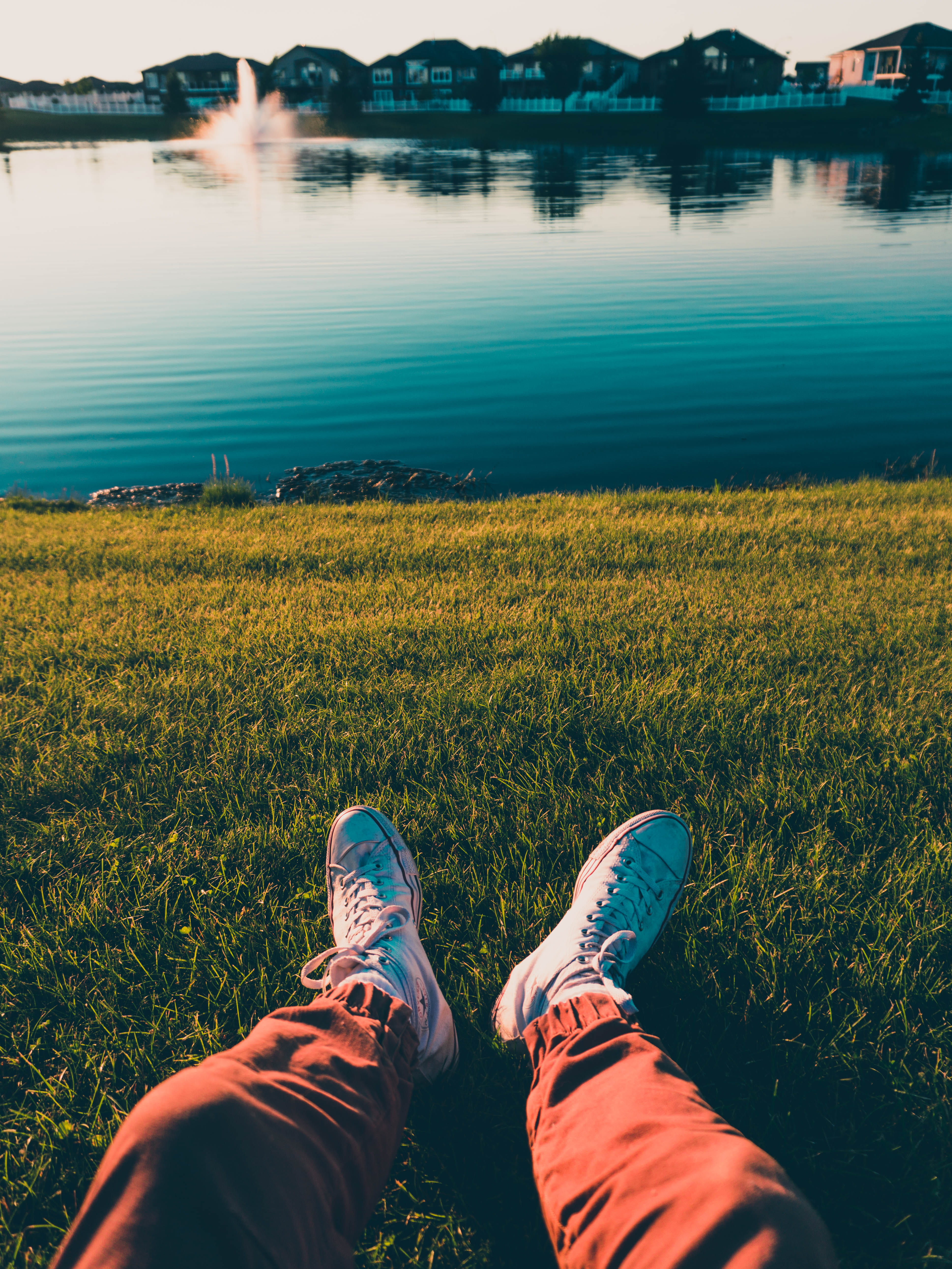 personal perspective, human body part, converse, plant, body part, one person, day, saskatchewan, human leg, golden hour, low section, white, canada, grass, Phone HD Wallpaper
