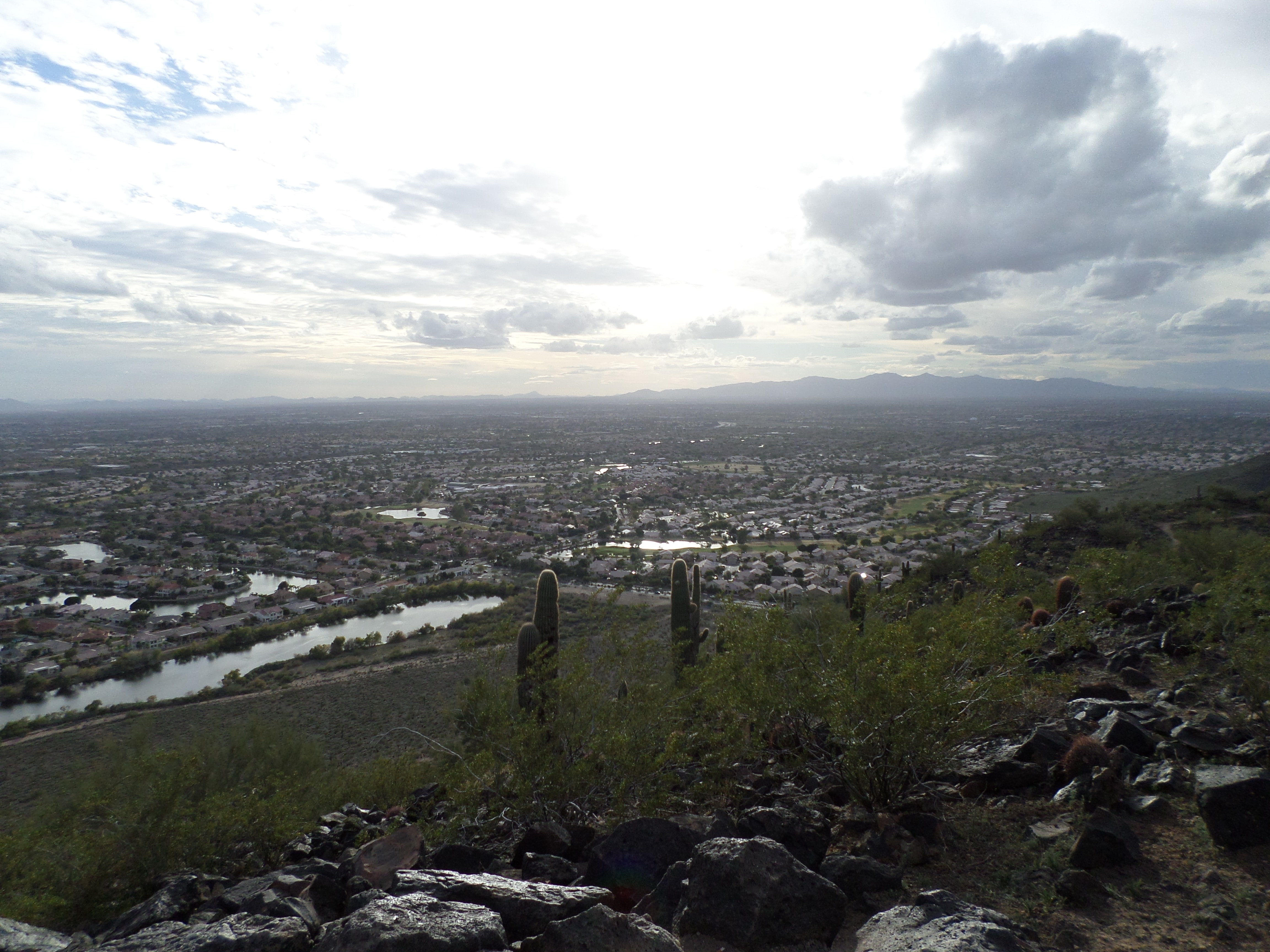 Arizona, plant, cityscape, nature, no people, environment, outdoors, rock, clouds, scenics - nature, day, architecture, 4K, desert, cloud - sky, high angle view, HD Wallpaper