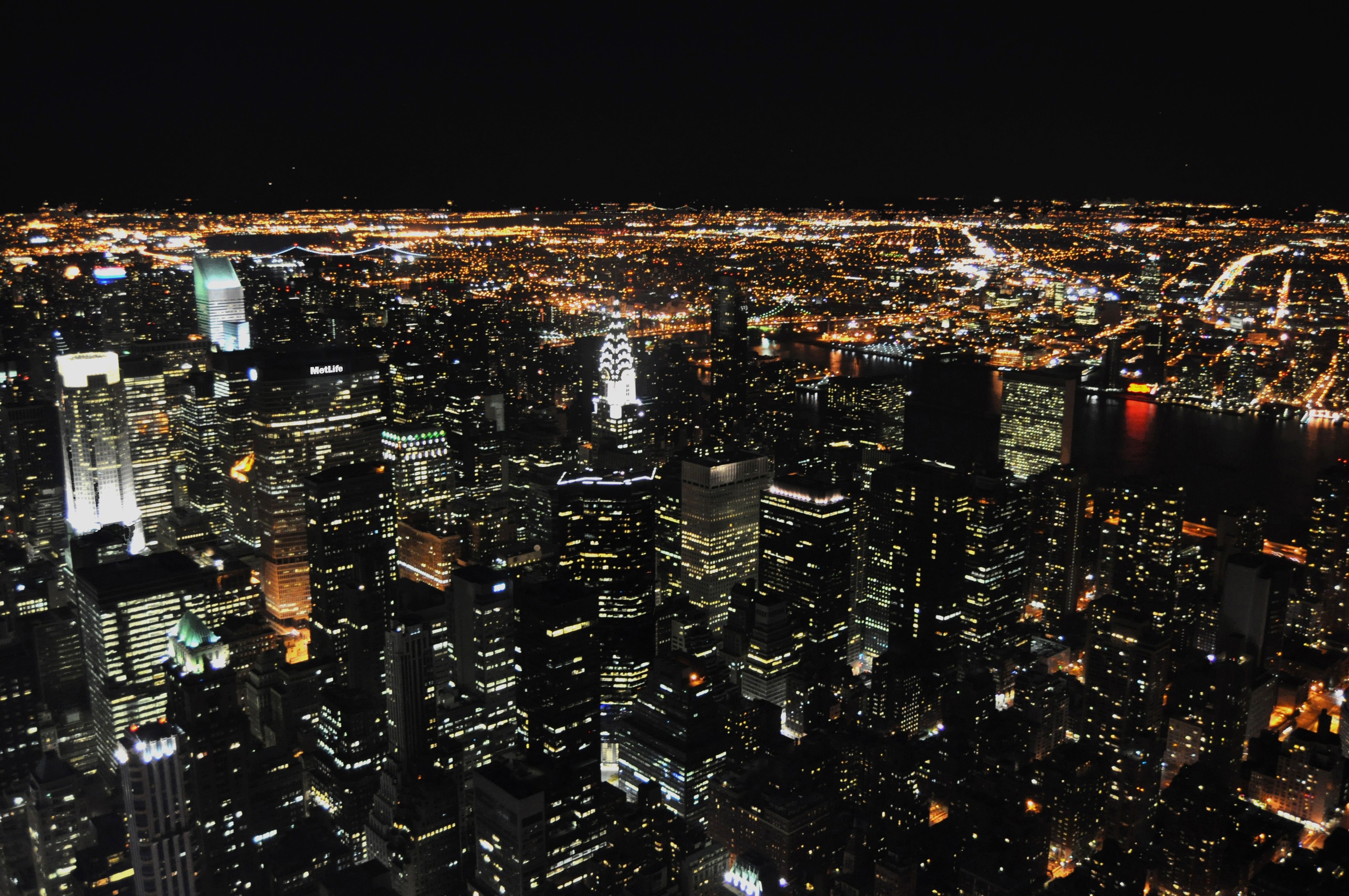 building Exterior, top, financial district, city, river, empire state building, crowded, 2K, building, streets, office building exterior, downtown, skyline, HD Wallpaper