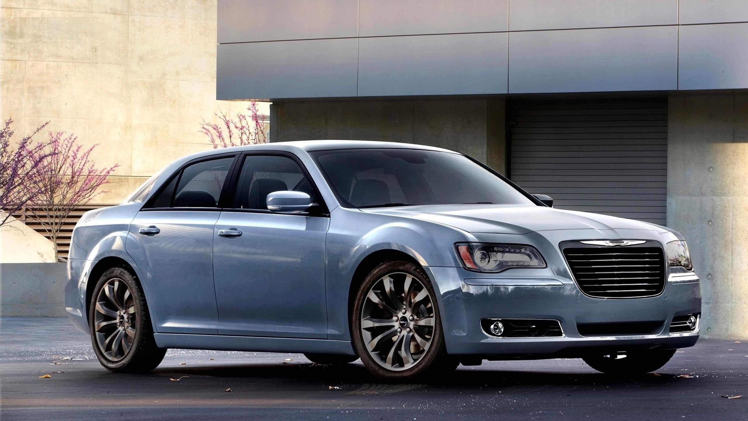 2014, cars, other cars, 2K, sedan, chrysler, s, blue, 300s, HD Wallpaper