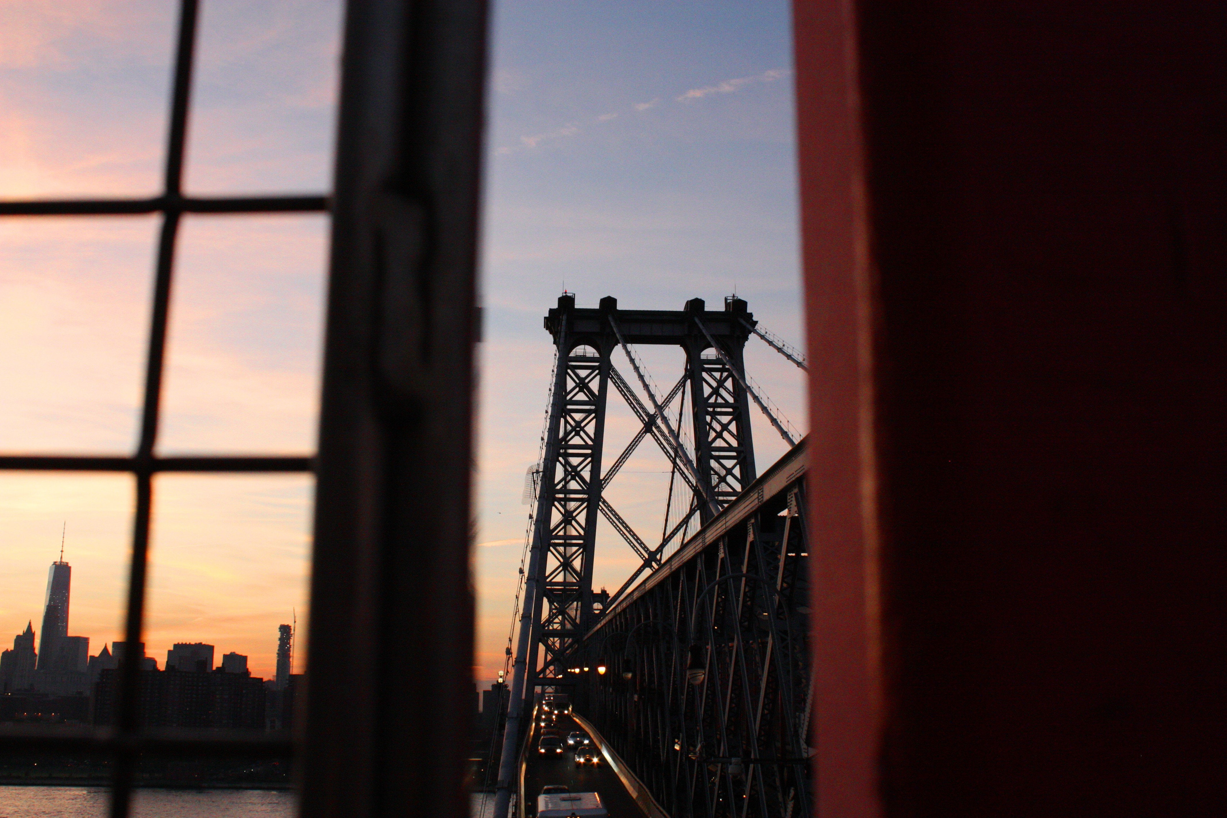 nature, sky, industry, window, city, metal, building exterior, architecture, alloy, cloud - sky, bridge, no people, sunset, built structure, silhouette, HD Wallpaper