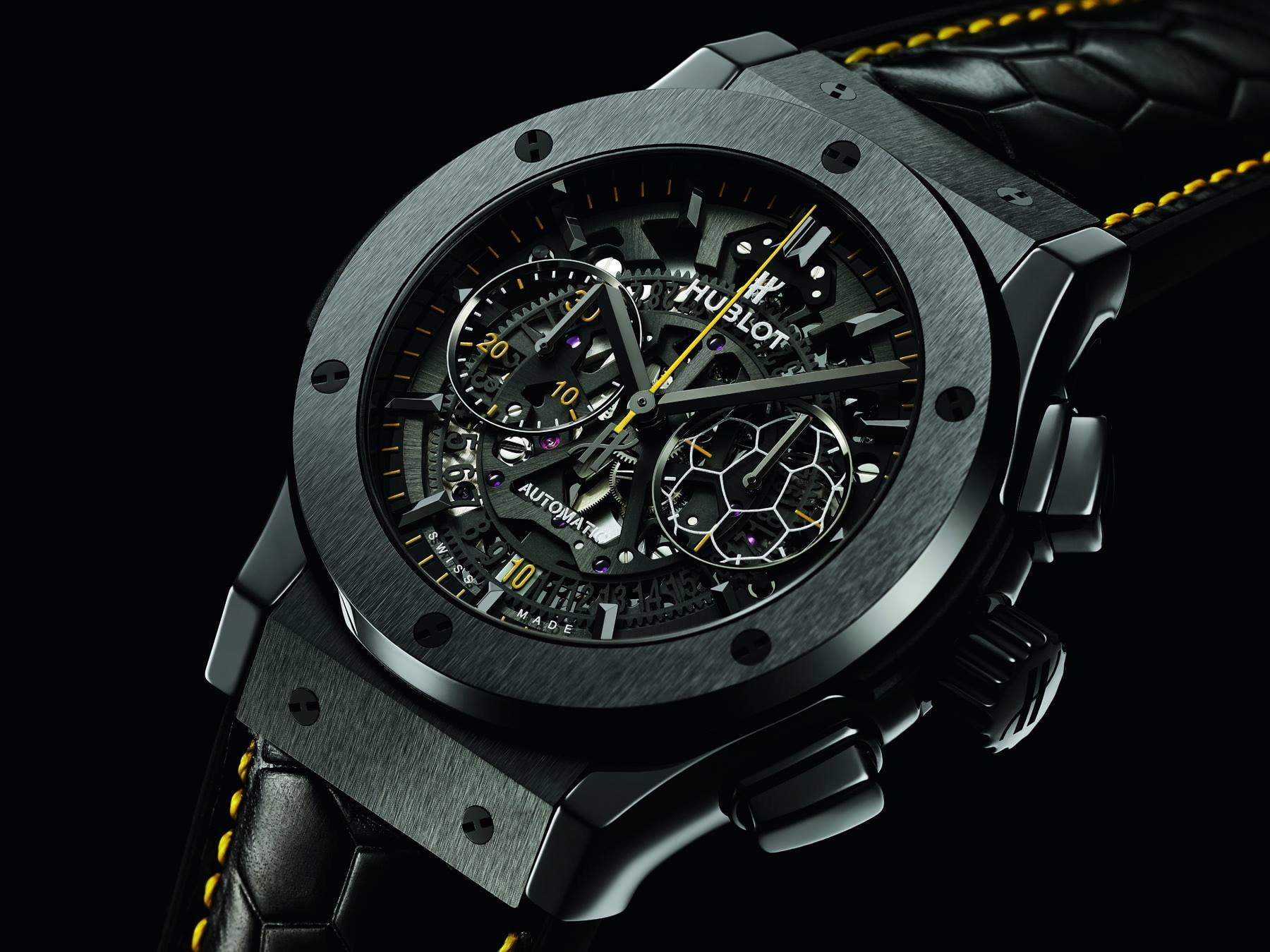hublot, clock, watch, time, 720P, HD Wallpaper
