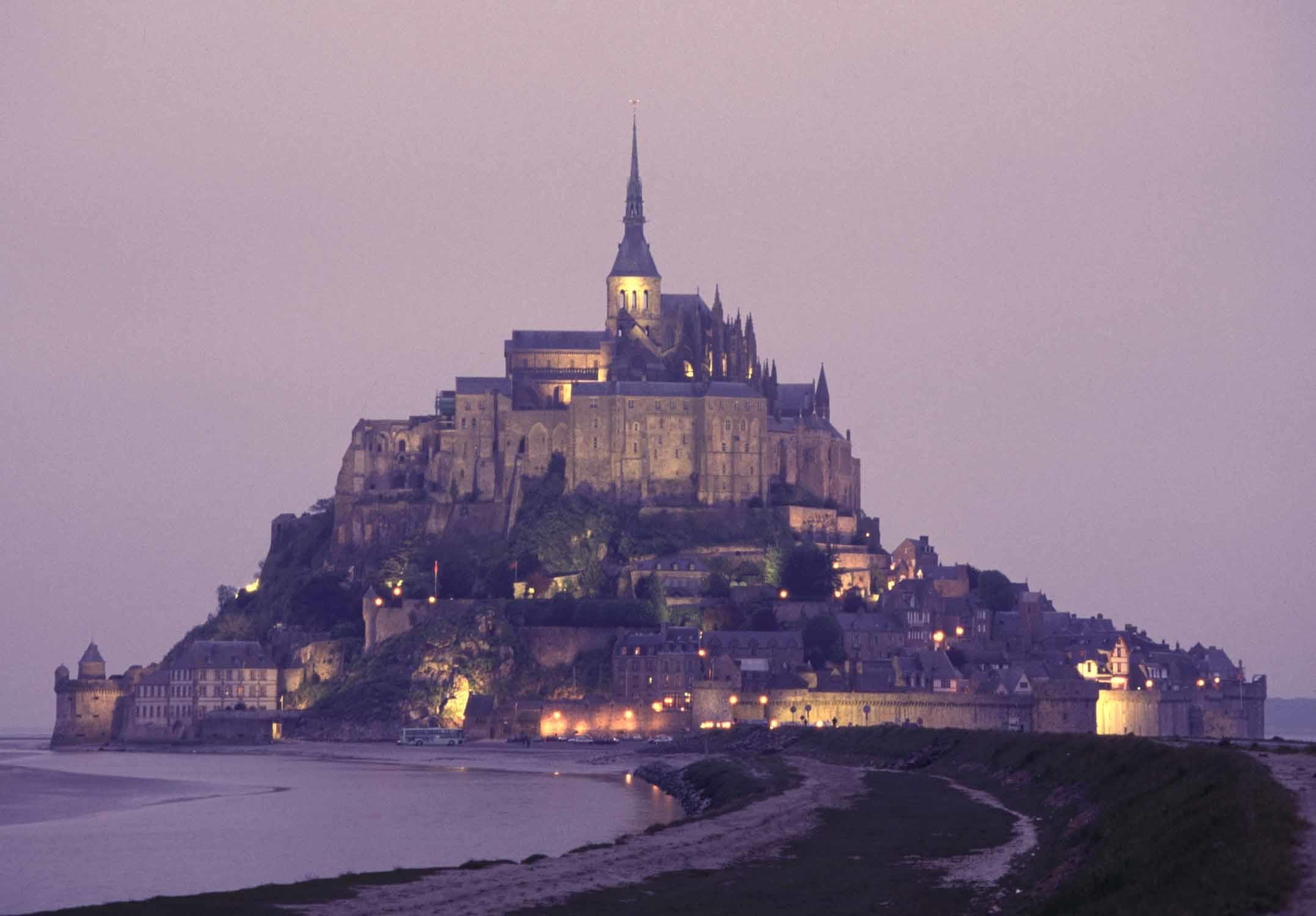 isle, 1080P, france, animals, isl, city, night, island, beautiful, HD Wallpaper