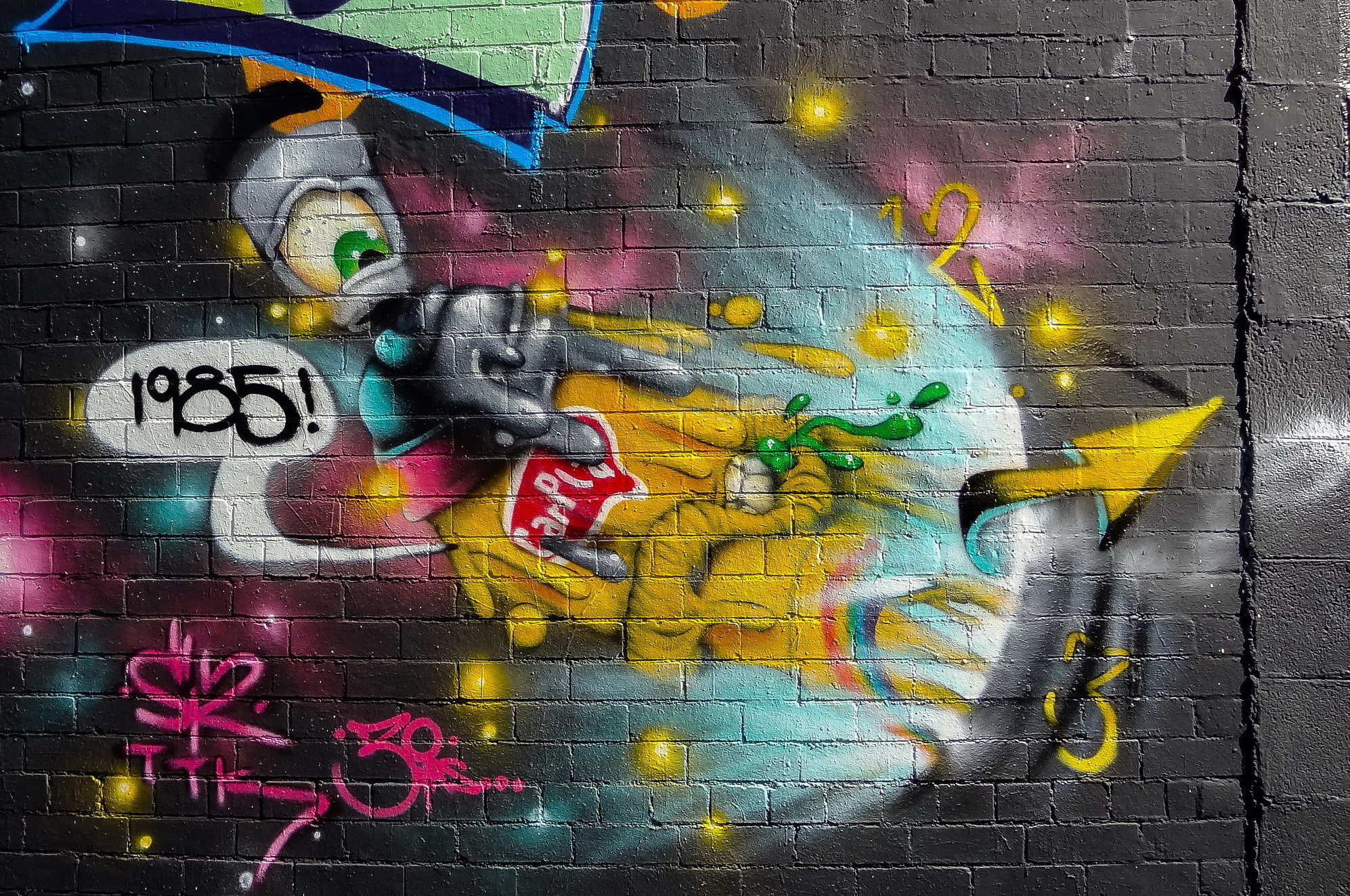 1080P, street art, graffiti, artwork, HD Wallpaper