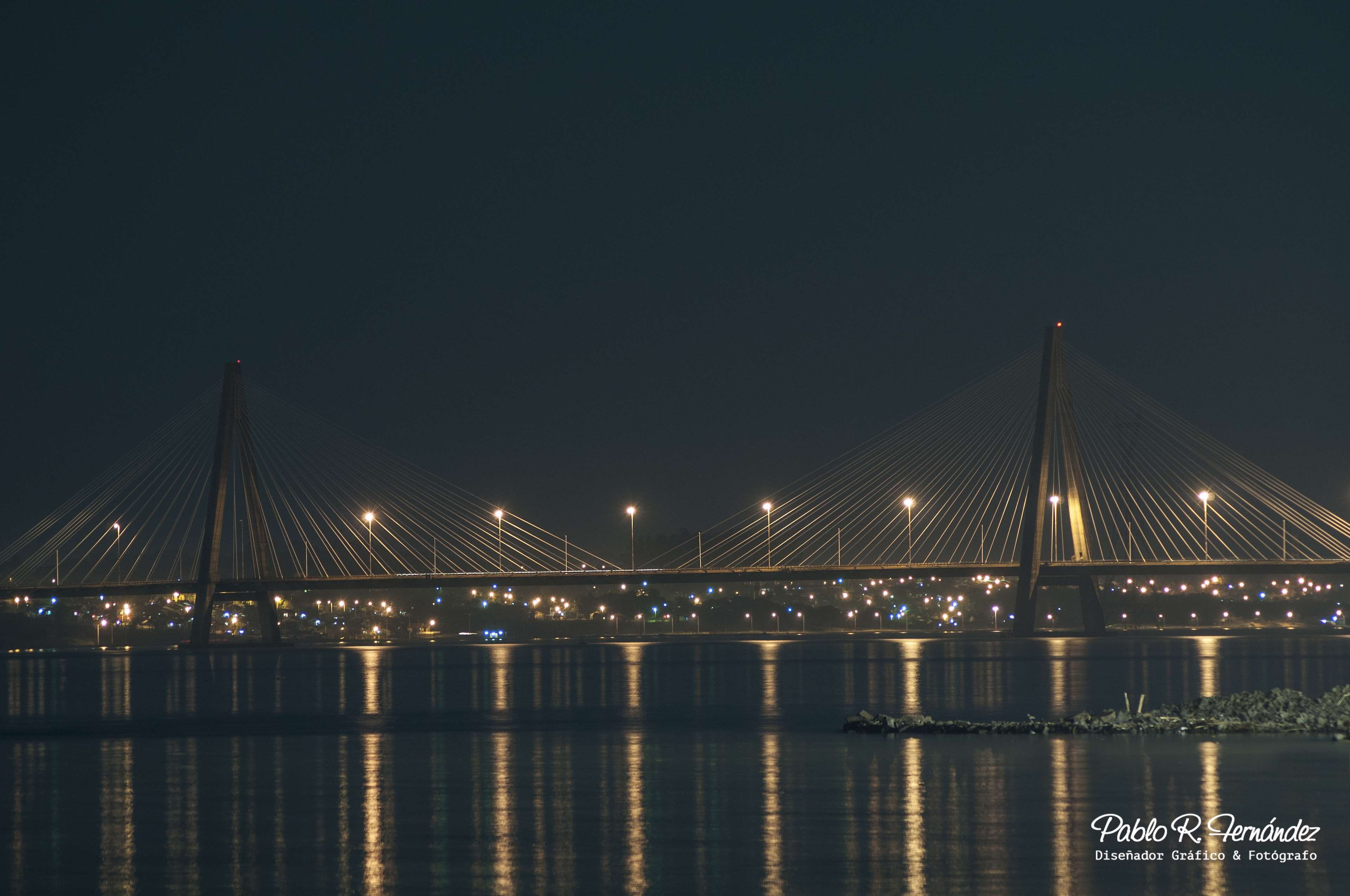 architecture, 4K, city, nature, paraguay, outdoors, transportation, puente, built structure, illuminated, encarnacion, bridge, tourism, posadas, cityscape, HD Wallpaper