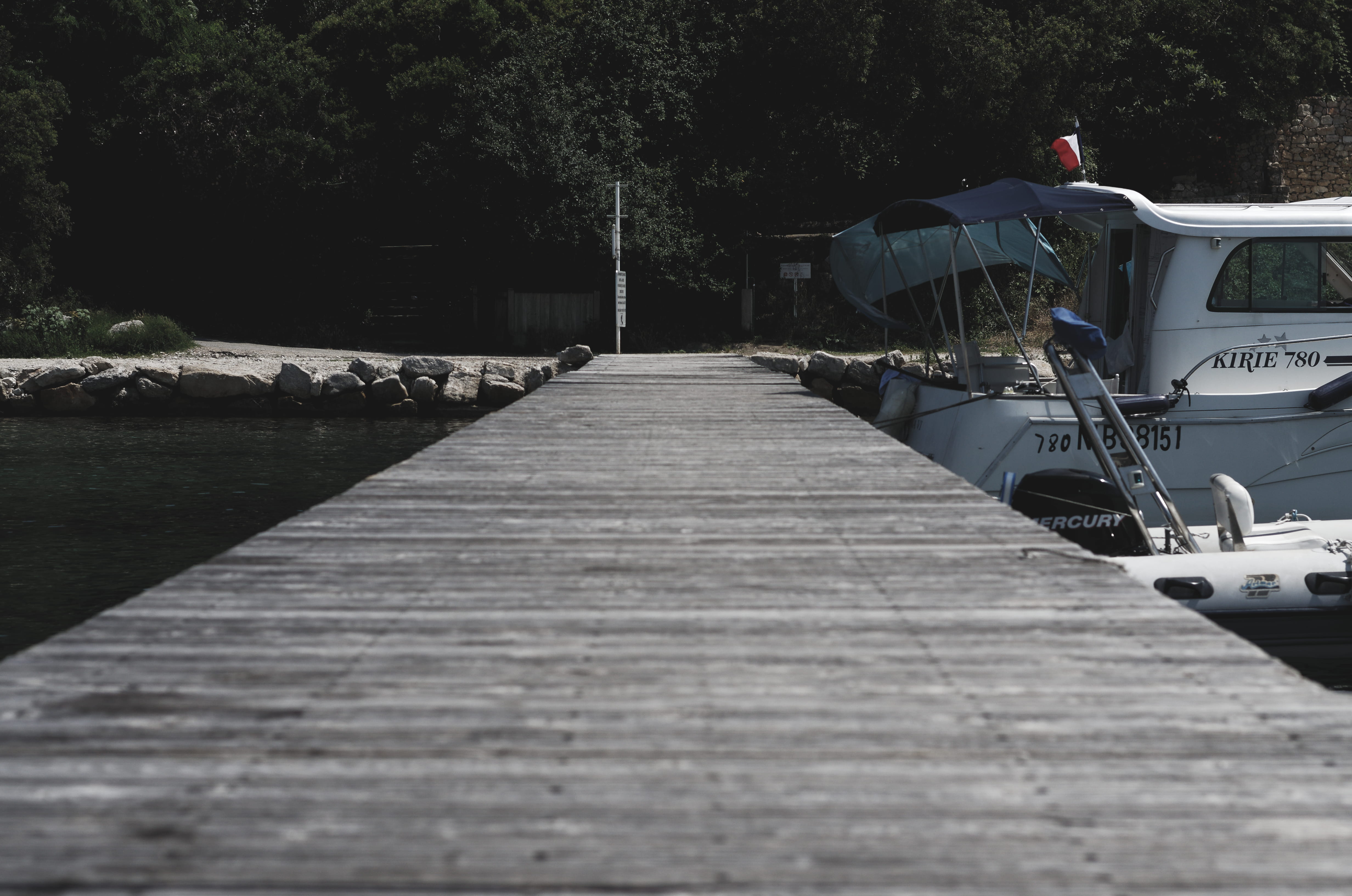 diminishing perspective, île sainte-marguerite, outdoors, water, mode of transportation, day, transportation, direction, cannes, fa, wood, fade, nautical vessel, HD Wallpaper