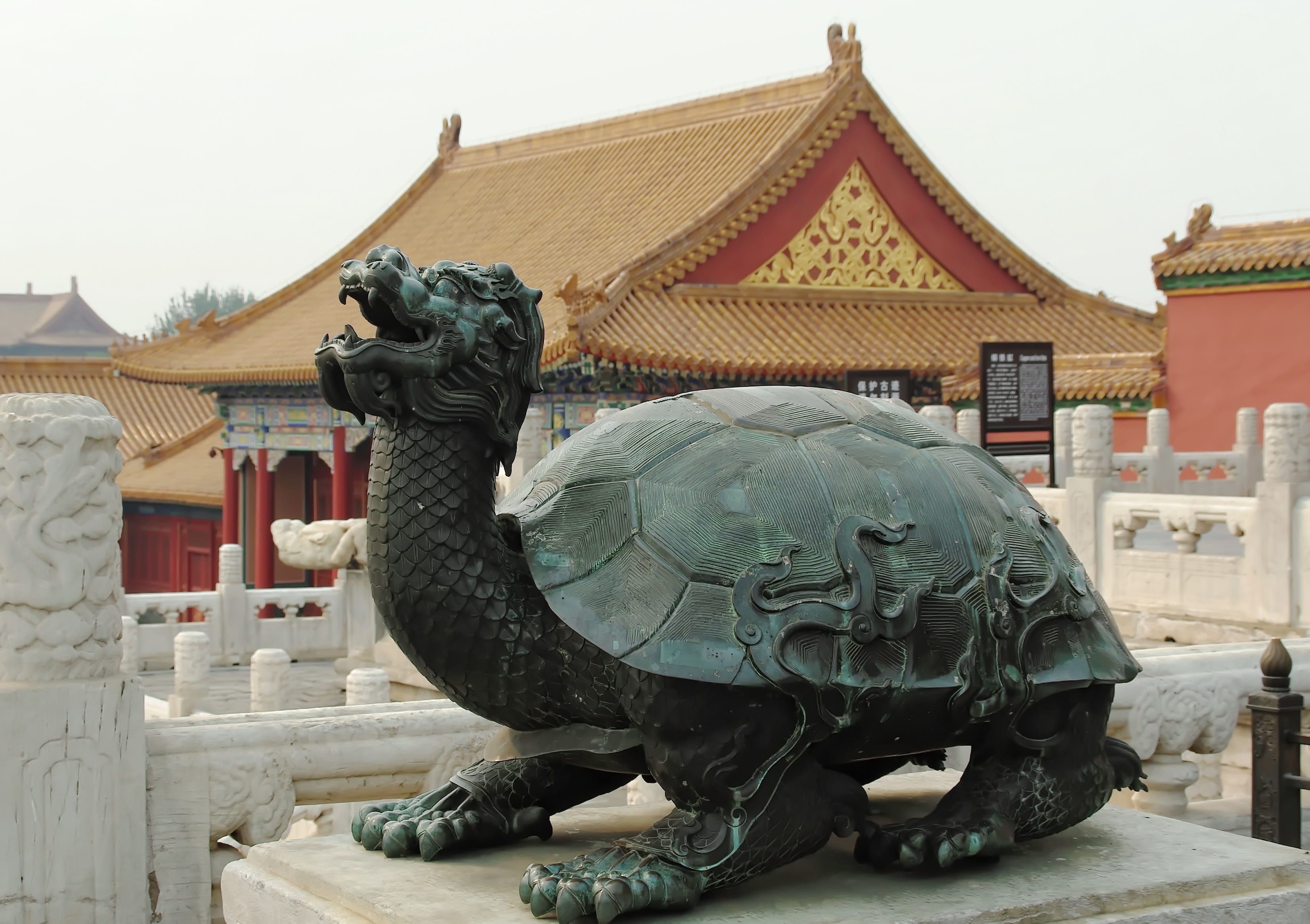 history, china - East Asia, ancient, no people, marble, 2K, famous Place, roof, emperor, art and craft, built structure, travel destinations, China, sky, HD Wallpaper