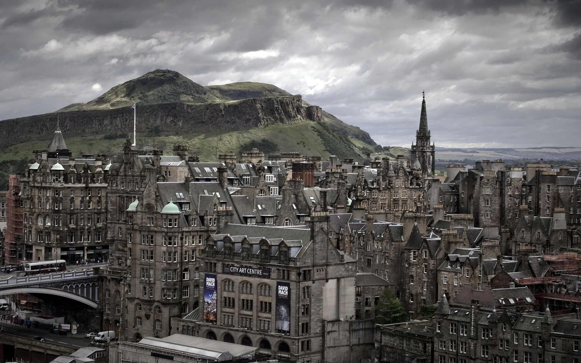 escocia, ciudad, capital, edimburgo, 1080P, HD Wallpaper