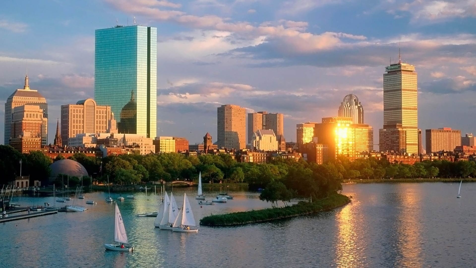 boston, america, 1080P, ciudad, unidos, estados, HD Wallpaper