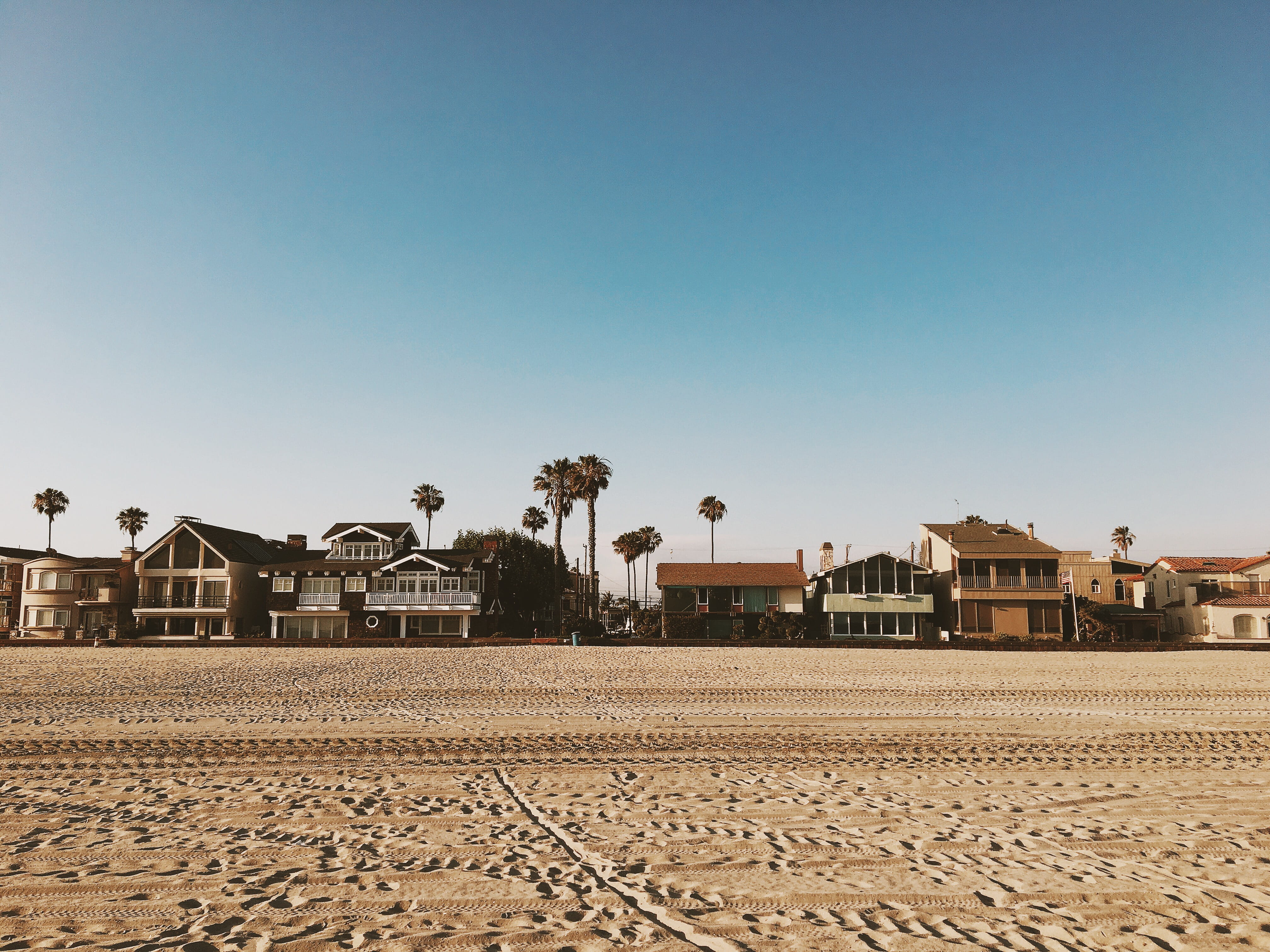day, city, losangeles, longbeach, plant, nature, estados unidos, tree, outdoors, no people, house, sky, built structure, clear sky, architecture, residential district, HD Wallpaper