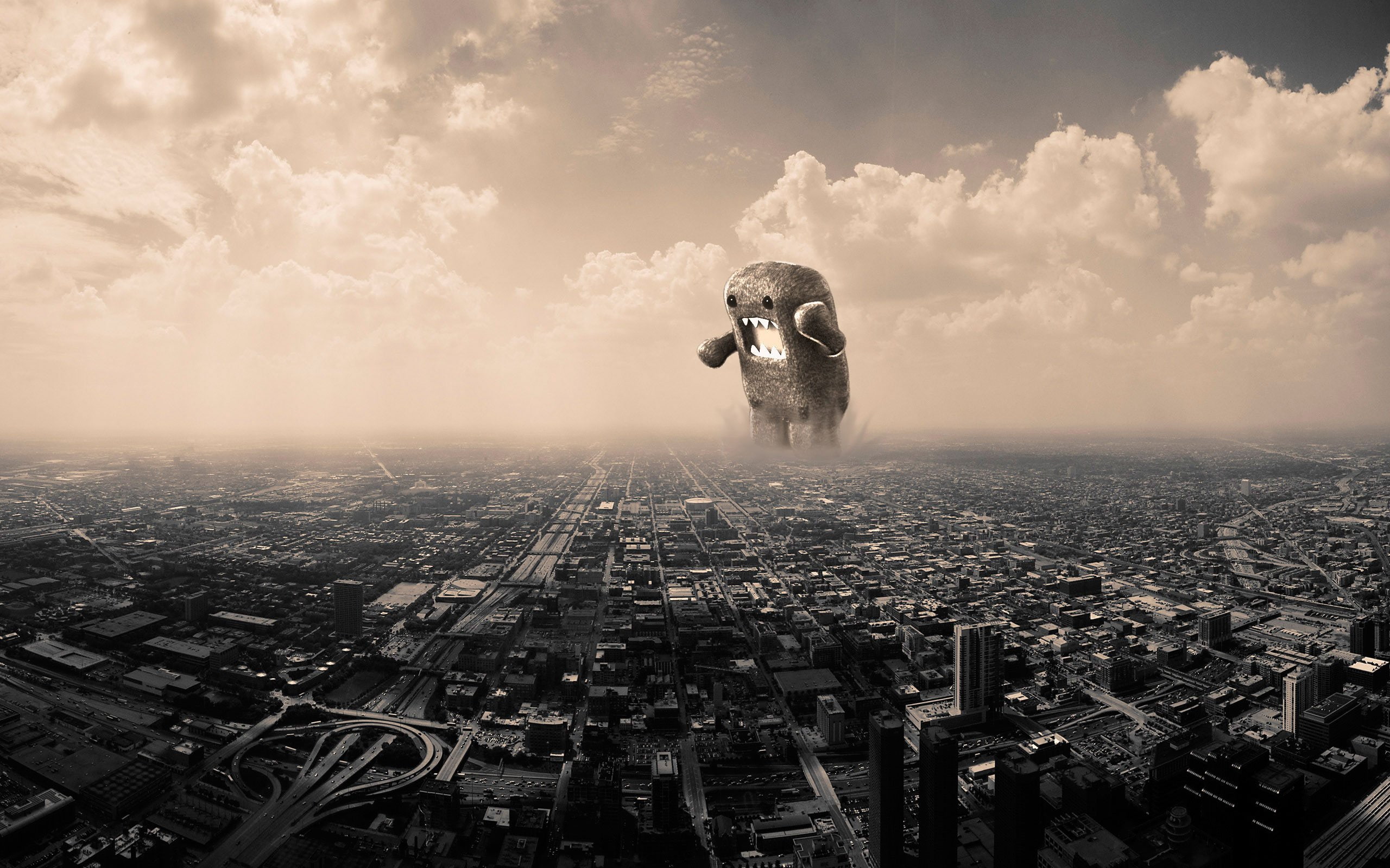 ciudad, juguete, abstracto, 2K, humor, HD Wallpaper