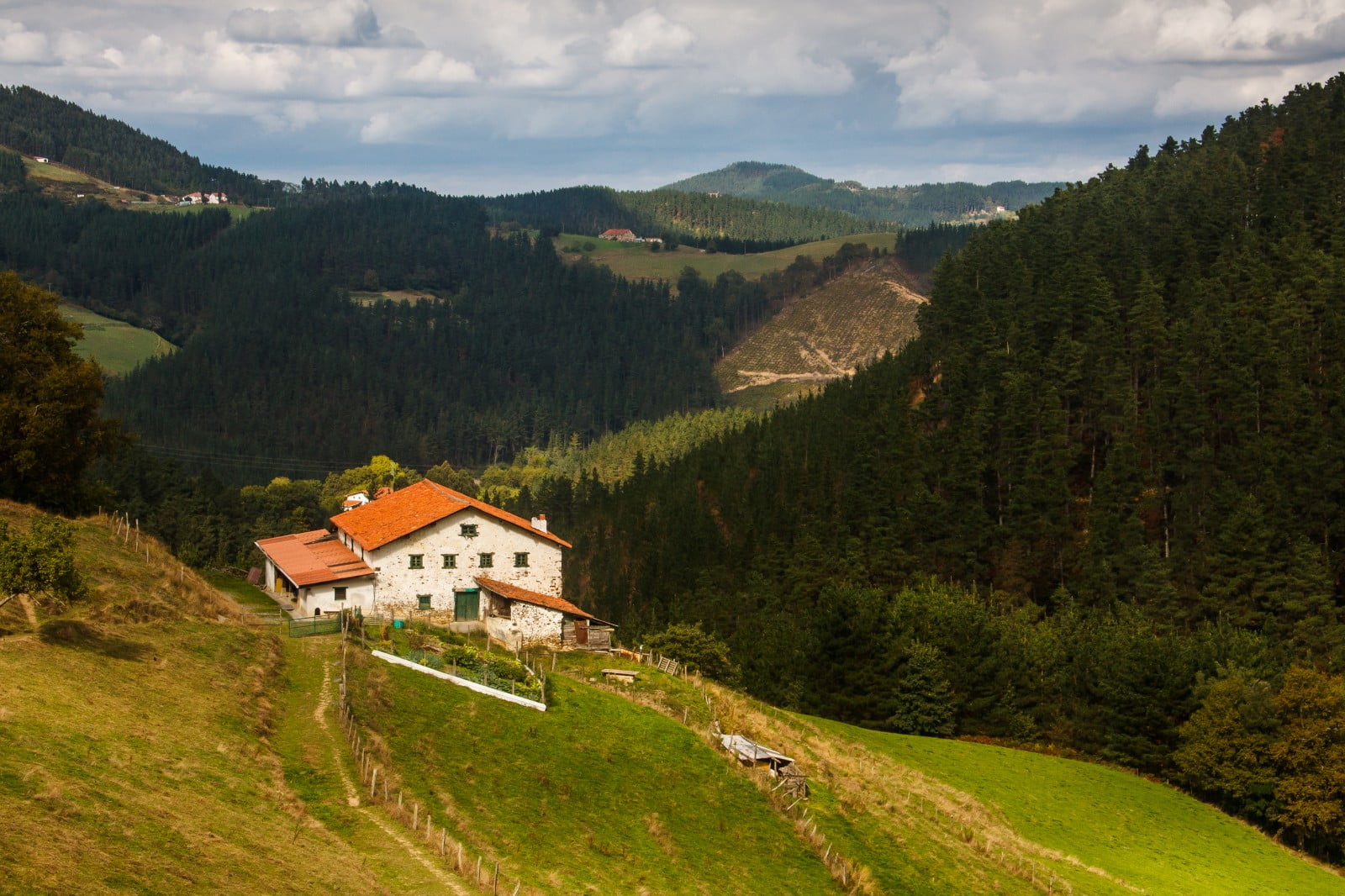 rural, 720P, Basque country, house, HD Wallpaper