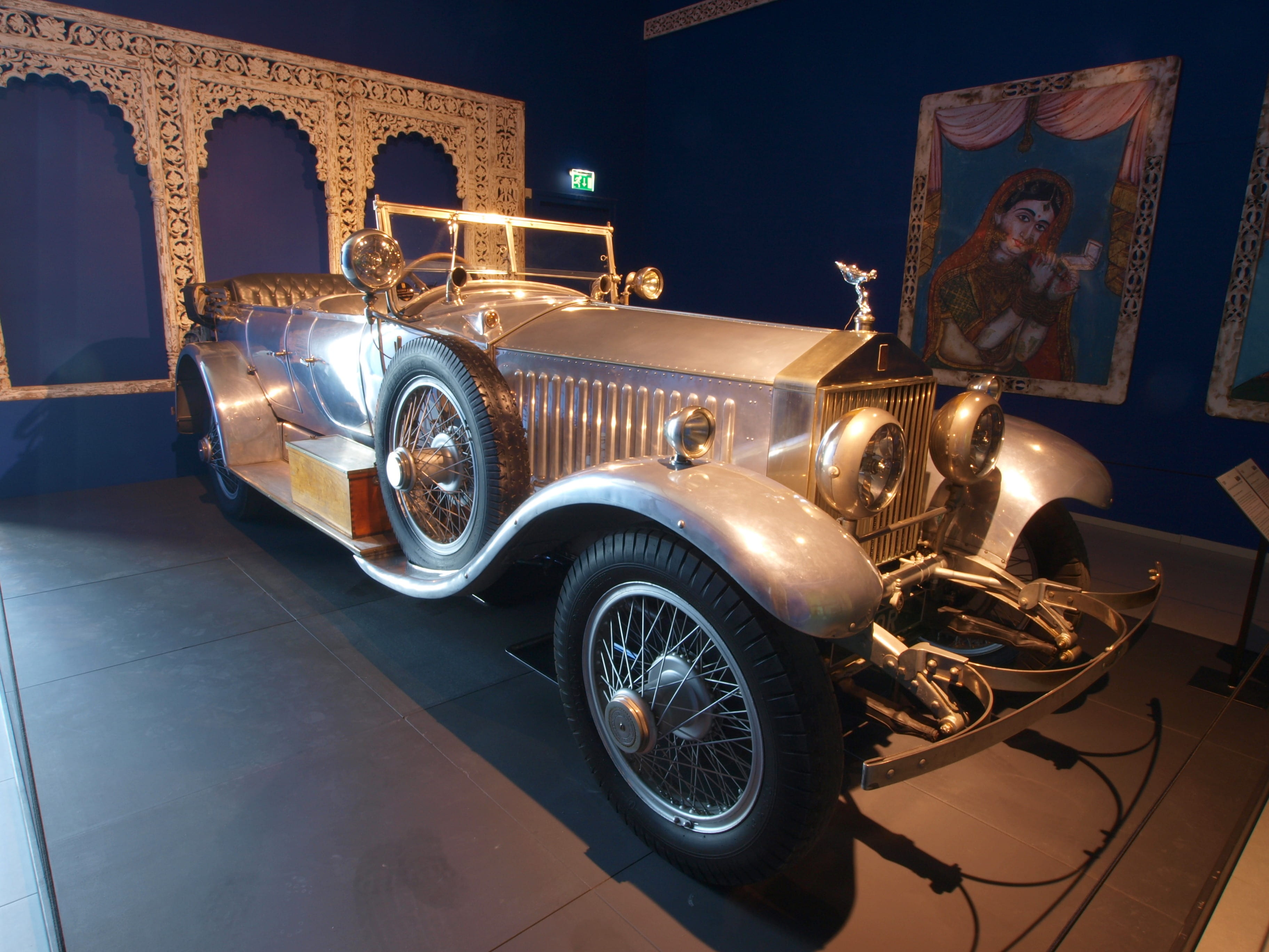rolls royce 1926, metal, lovely, oldster, the past, automobile, window, built structure, motorcar, days gone by, nostalgia, grey, headlight, no people, HD Wallpaper