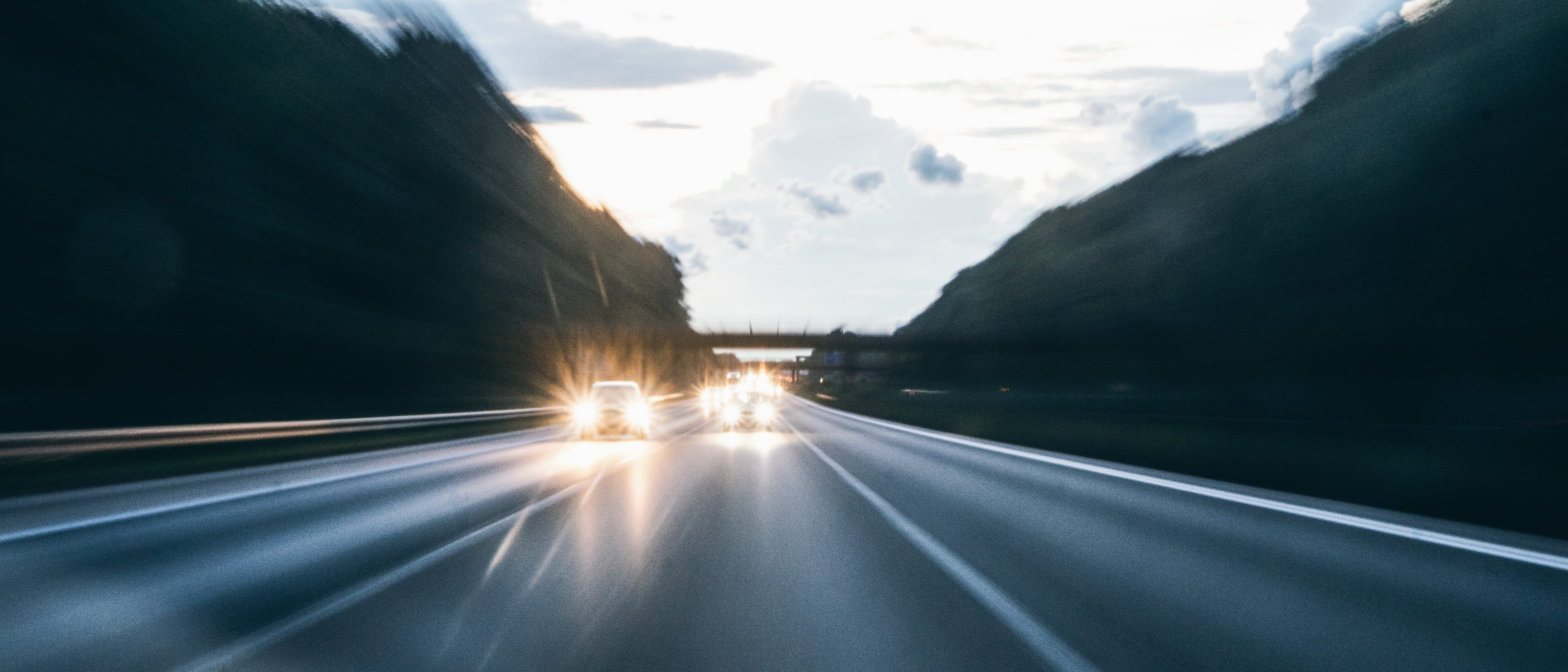 transportation, mode of transportation, highway, light, dividing line, autobahn, traffic, scenics - nature, motor vehicle, travel, direction, nature, lights, HD Wallpaper