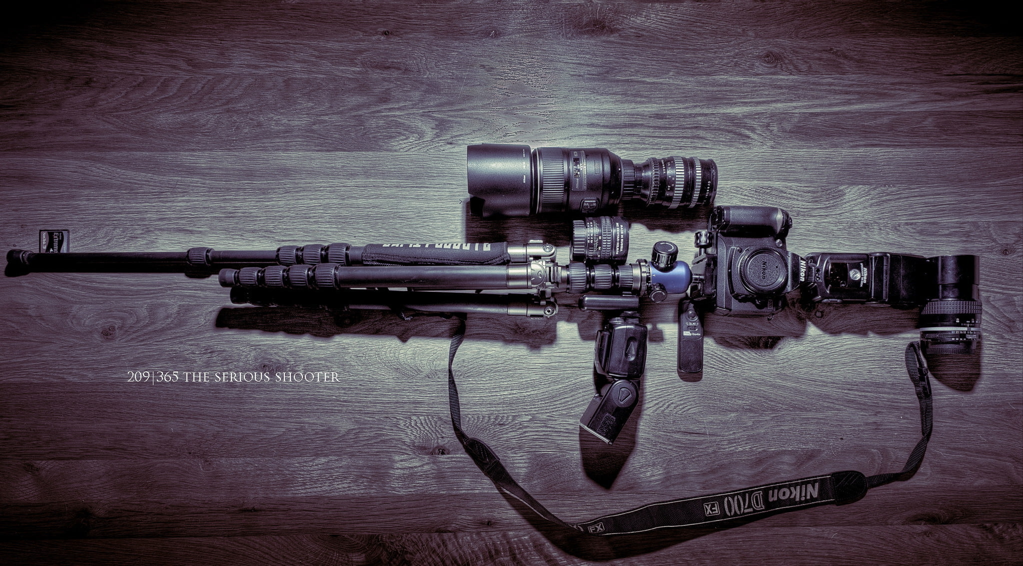 1080P, camera, tripod, weapons, HD Wallpaper
