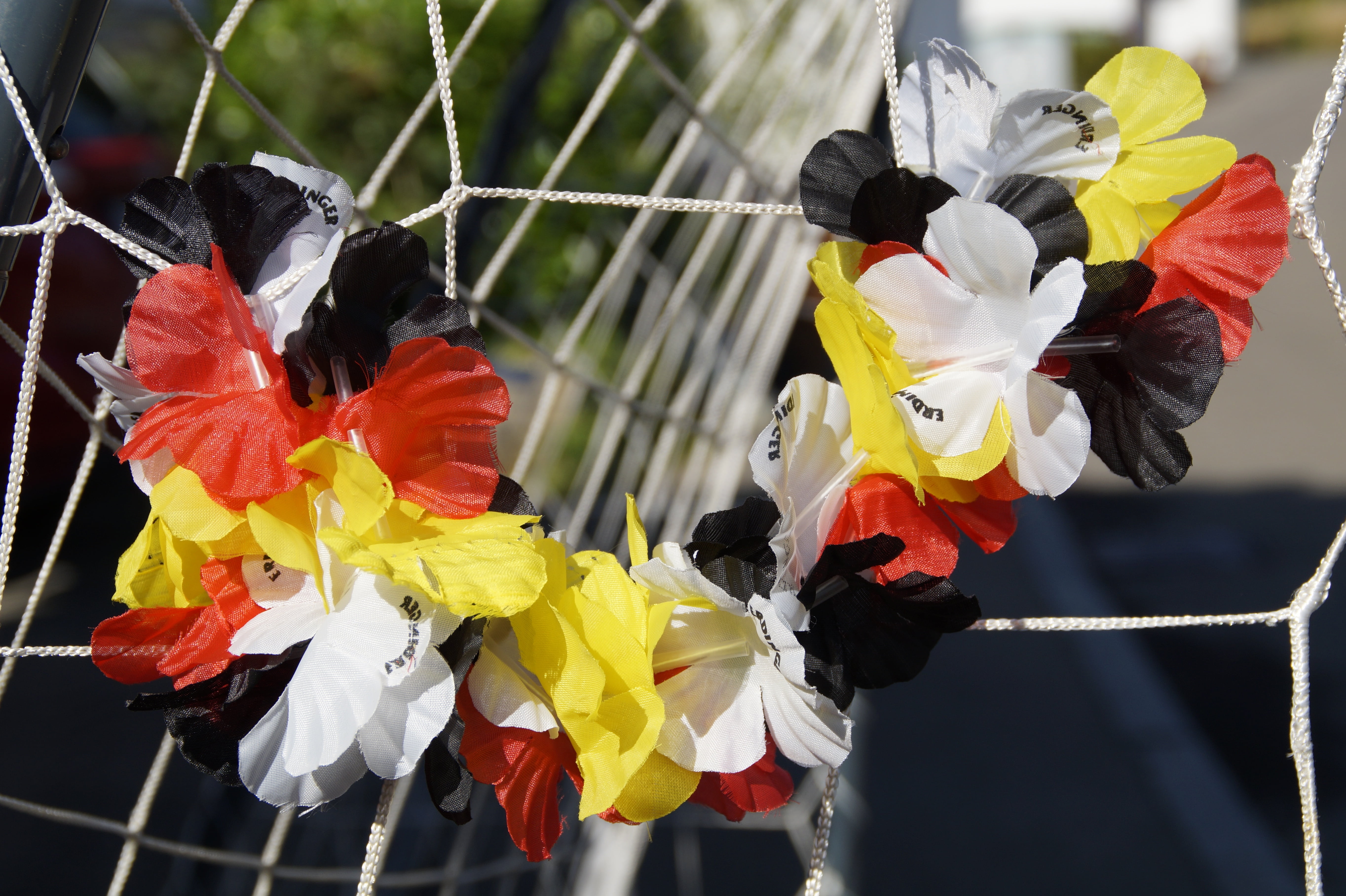 flag, multi colored, football, fanartikel, day, vulnerability, world cup 2014, plant, fragility, outdoors, garland, close-up, beauty in nature, world cup, HD Wallpaper
