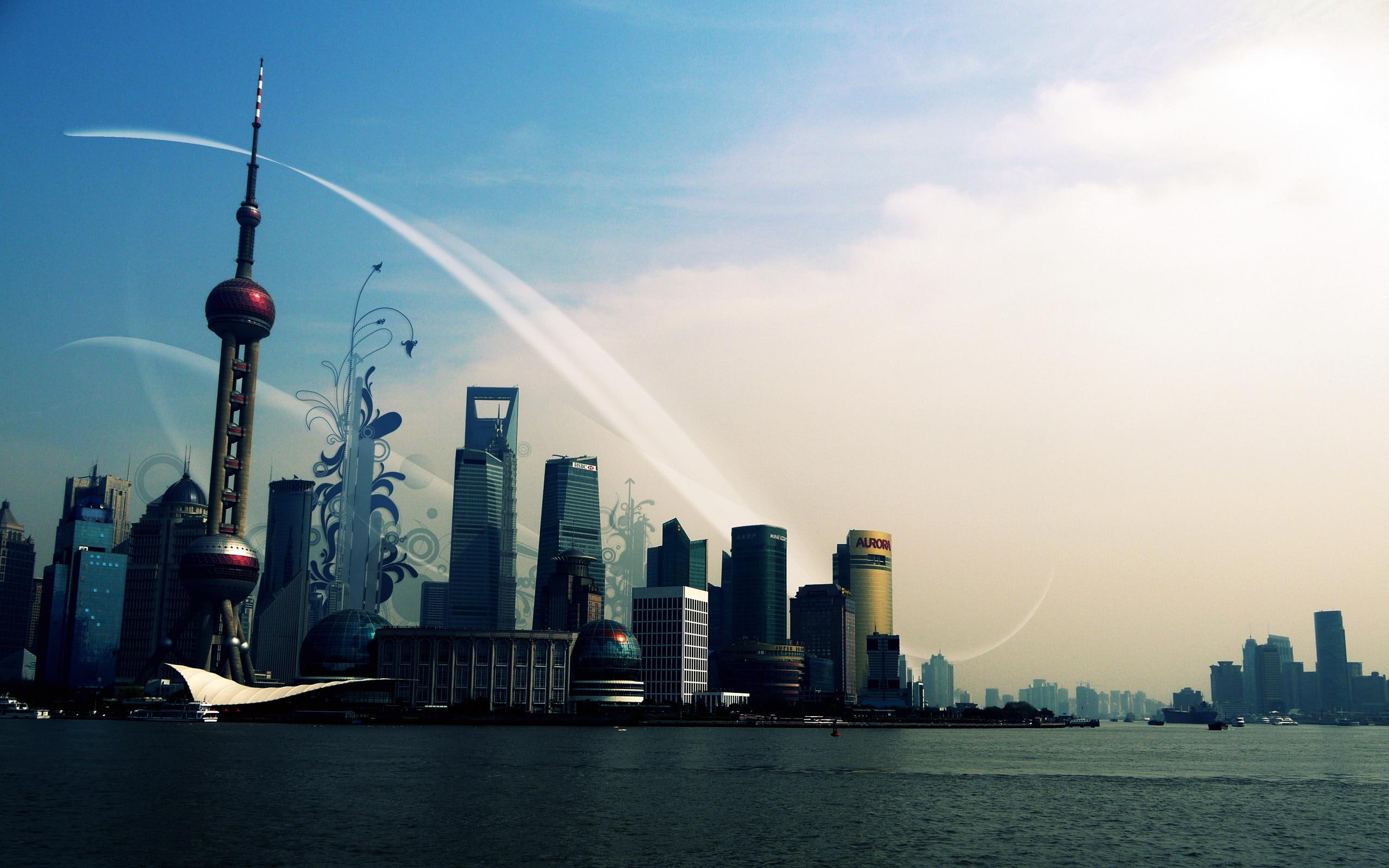 shanghai, travel and world, 2K, china, HD Wallpaper