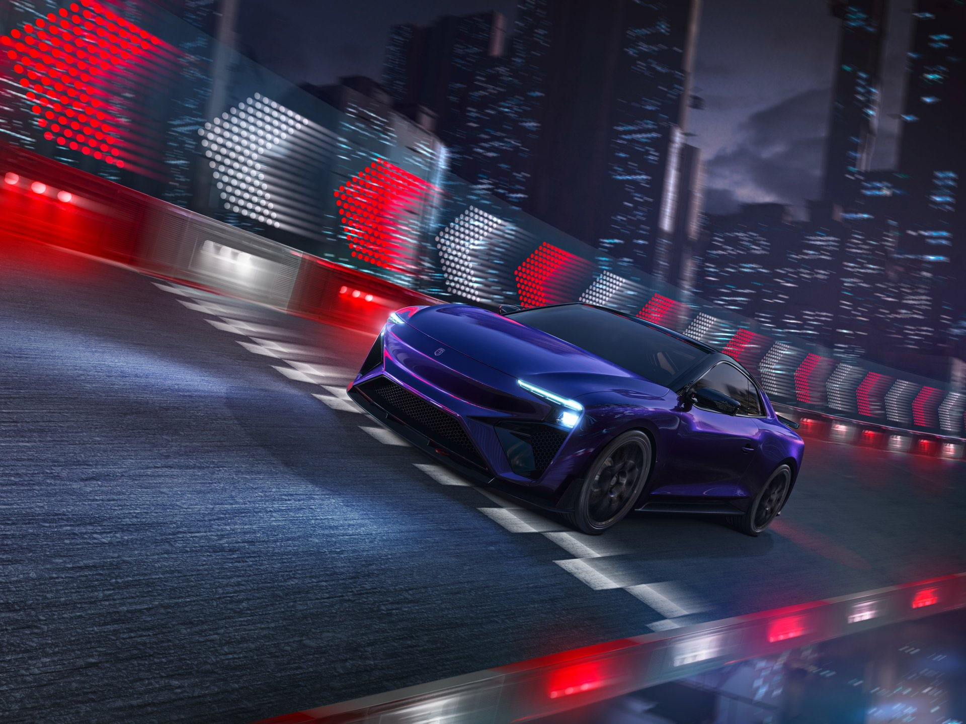1080P, Vehicles, Gumpert RG Nathalie, Car, Purple Car, HD Wallpaper