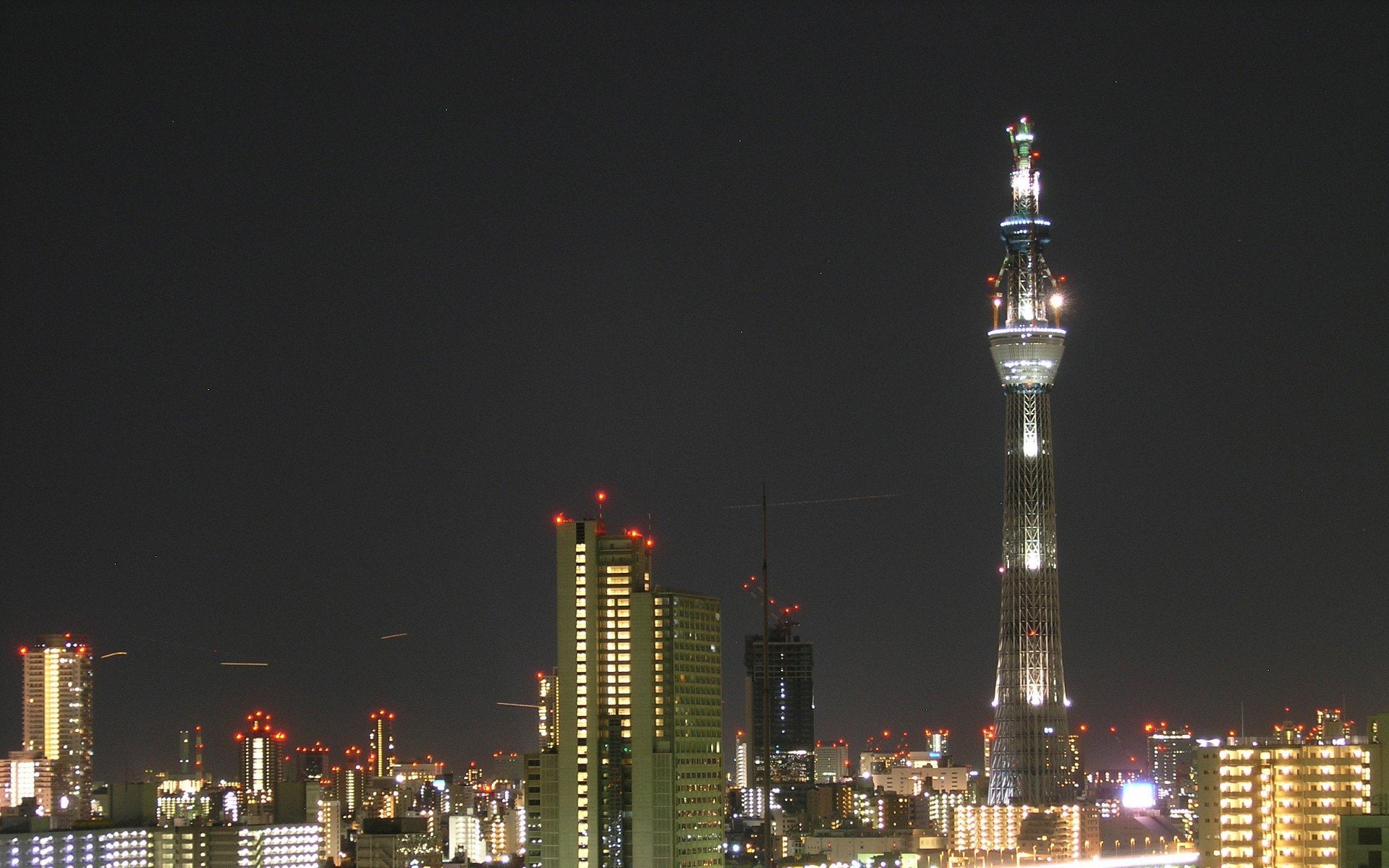 1080P, japan, architecture, tree, tokyo, sky, buildings, cityscapes, HD Wallpaper