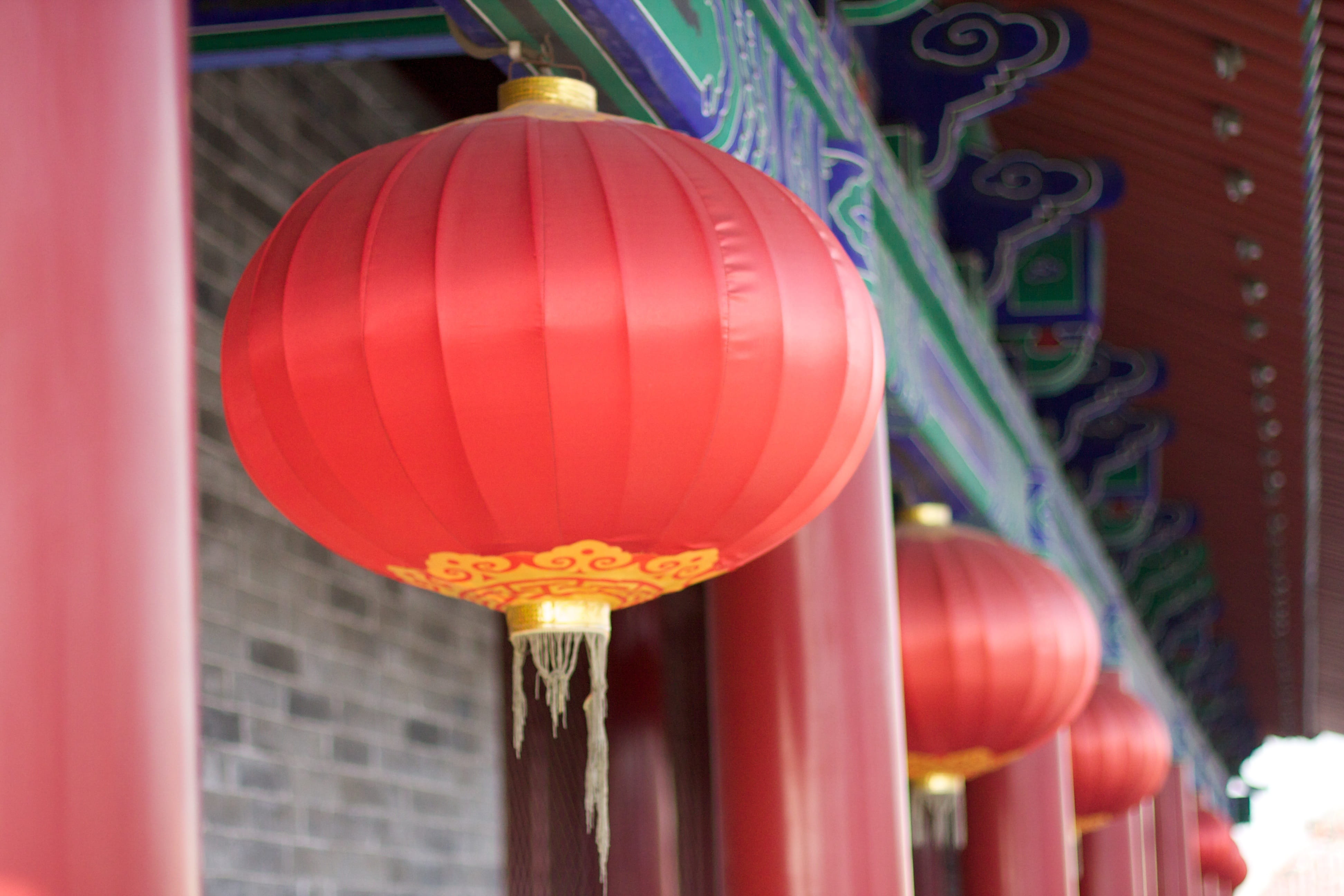 xian, close-up, day, Xian, city, japanese, Red, china, shallow, sphere, no people, built structure, indoors, focus on foreground, architecture, shot, wall, HD Wallpaper