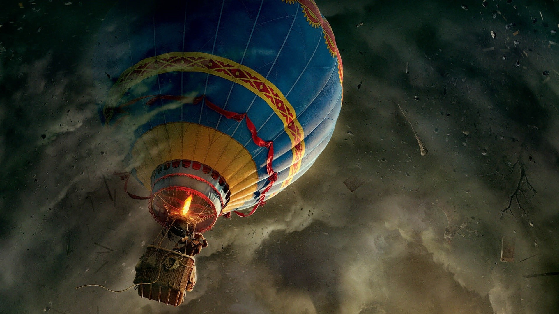 travel, hot air balloon, 1080P, transportation, ballooning festival, balloon, multi colored, no people, movies oz the great and powerful, mid-air, sky, HD Wallpaper