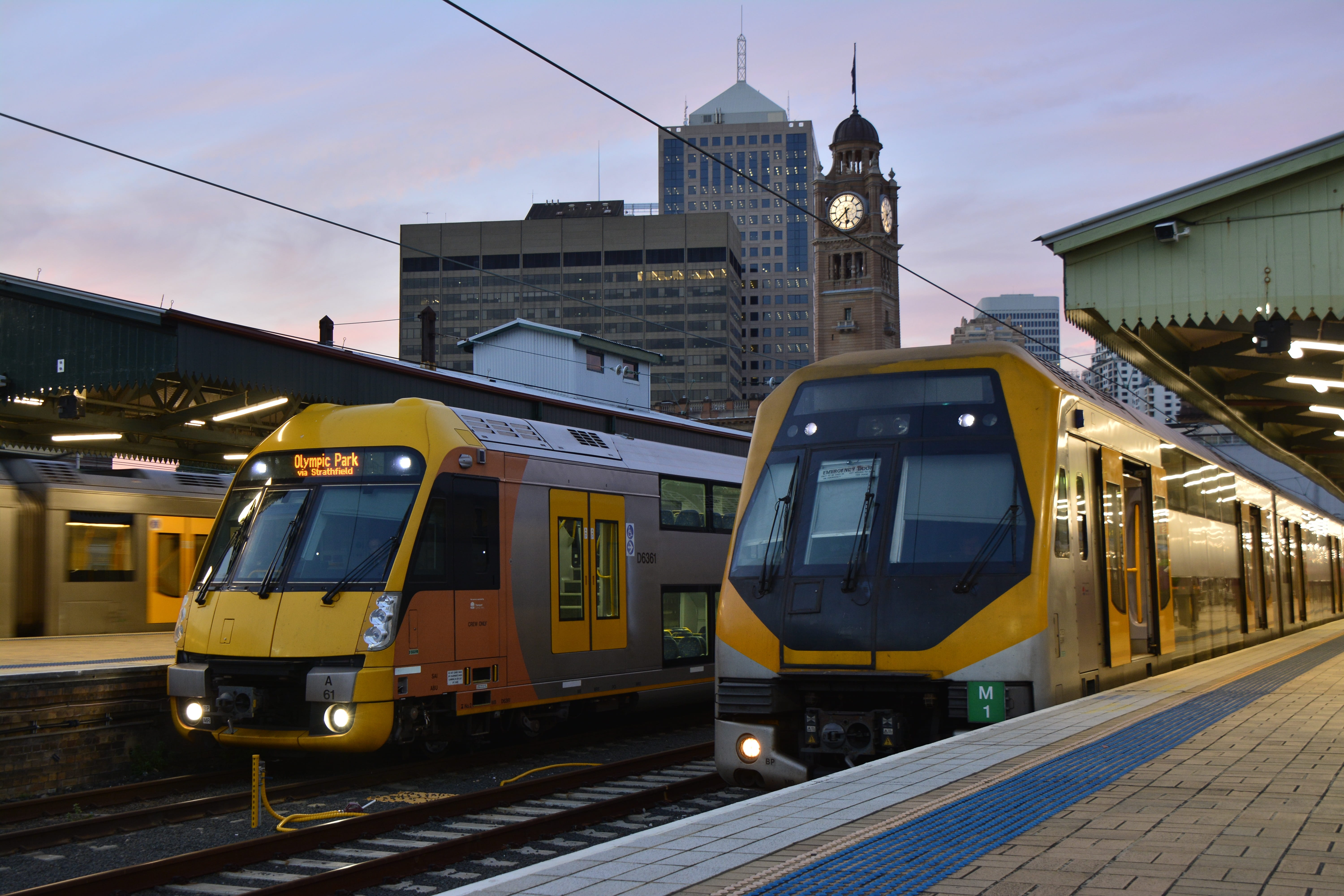 architecture, cable car, station, skyscraper, land vehicle, travel, railroad, track, built structure, city, holiday, tourism, australia, railroad track, HD Wallpaper
