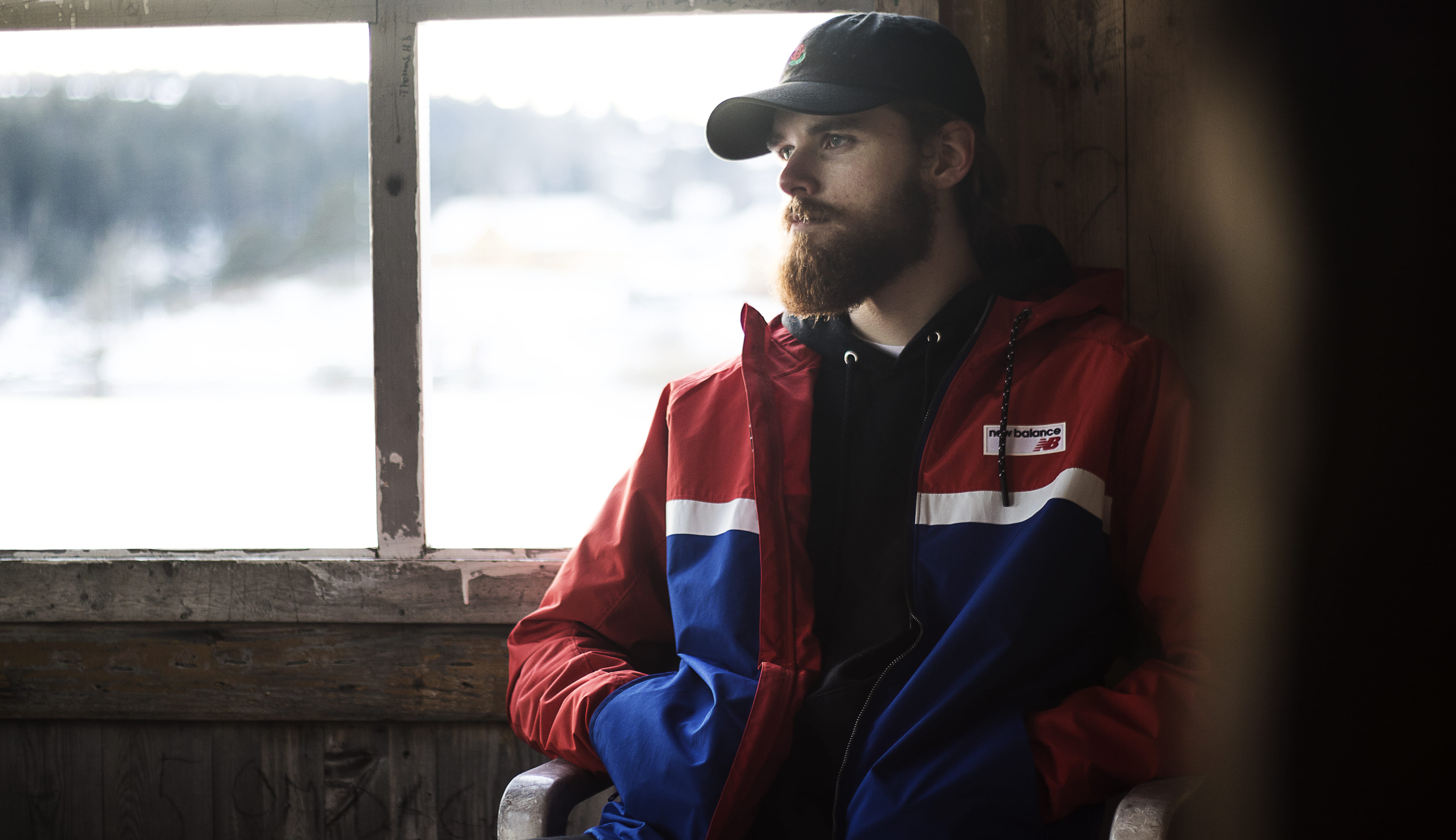 one person, sitting, looking away, facial hair, photoshoot, indoors, cap, standing, outdoors, contemplation, color, leisure activity, man, jacket, real people, HD Wallpaper