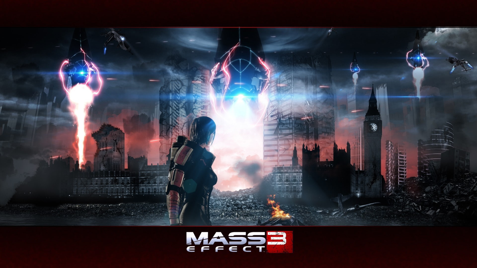 1080P, Mass Effect 3, HD Wallpaper