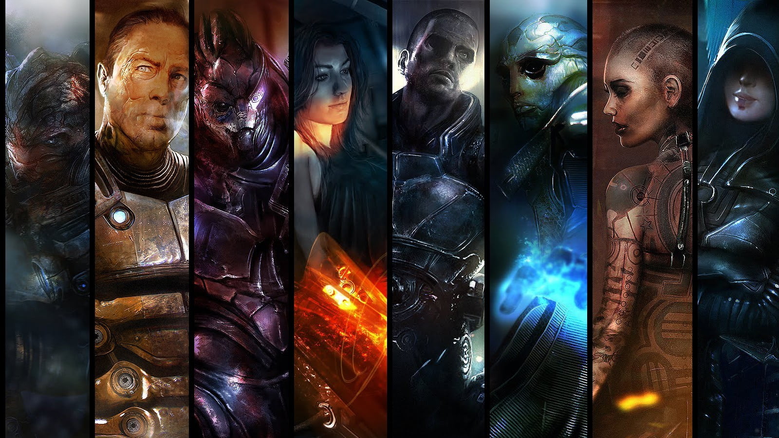 collage, human representation, mid adult, video games, glass - material, looking, adult, night, front view, young men, representation, men, young adult, HD Wallpaper