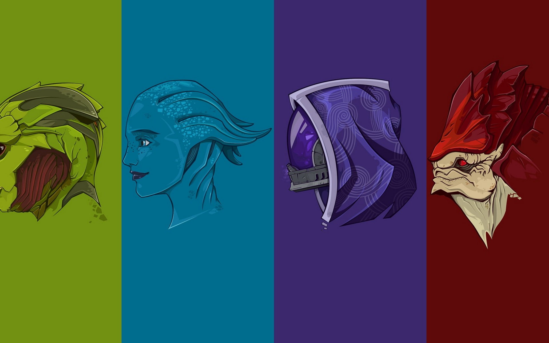 1080P, video games, Mass Effect 2, Mass Effect, collage, HD Wallpaper