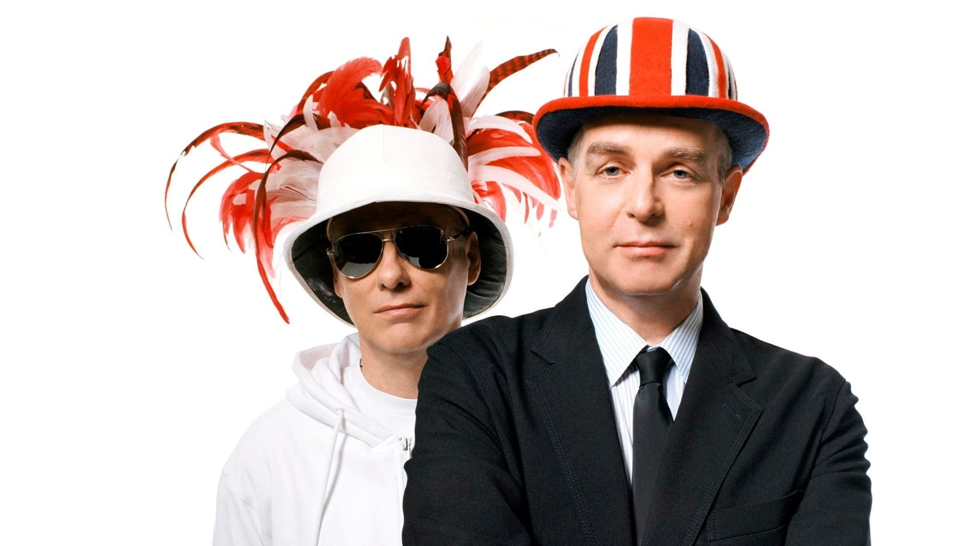 studio shot, Band, Pet shop boys, adult, Members, mid adult, people, 1080P, uniform, white background, women, headwear, cut out, portrait, government, HD Wallpaper