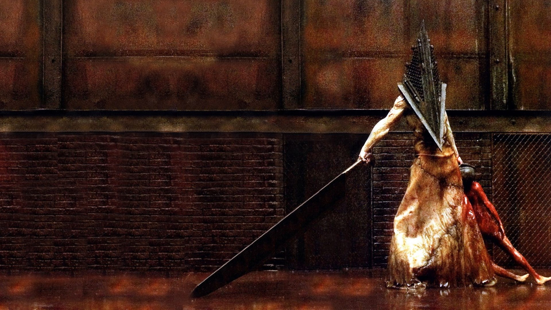 equipment, silent hill 2, brown, 1080P, table, no people, nature, heat - temperature, metal, wall - building feature, wood - material, work tool, burning, HD Wallpaper