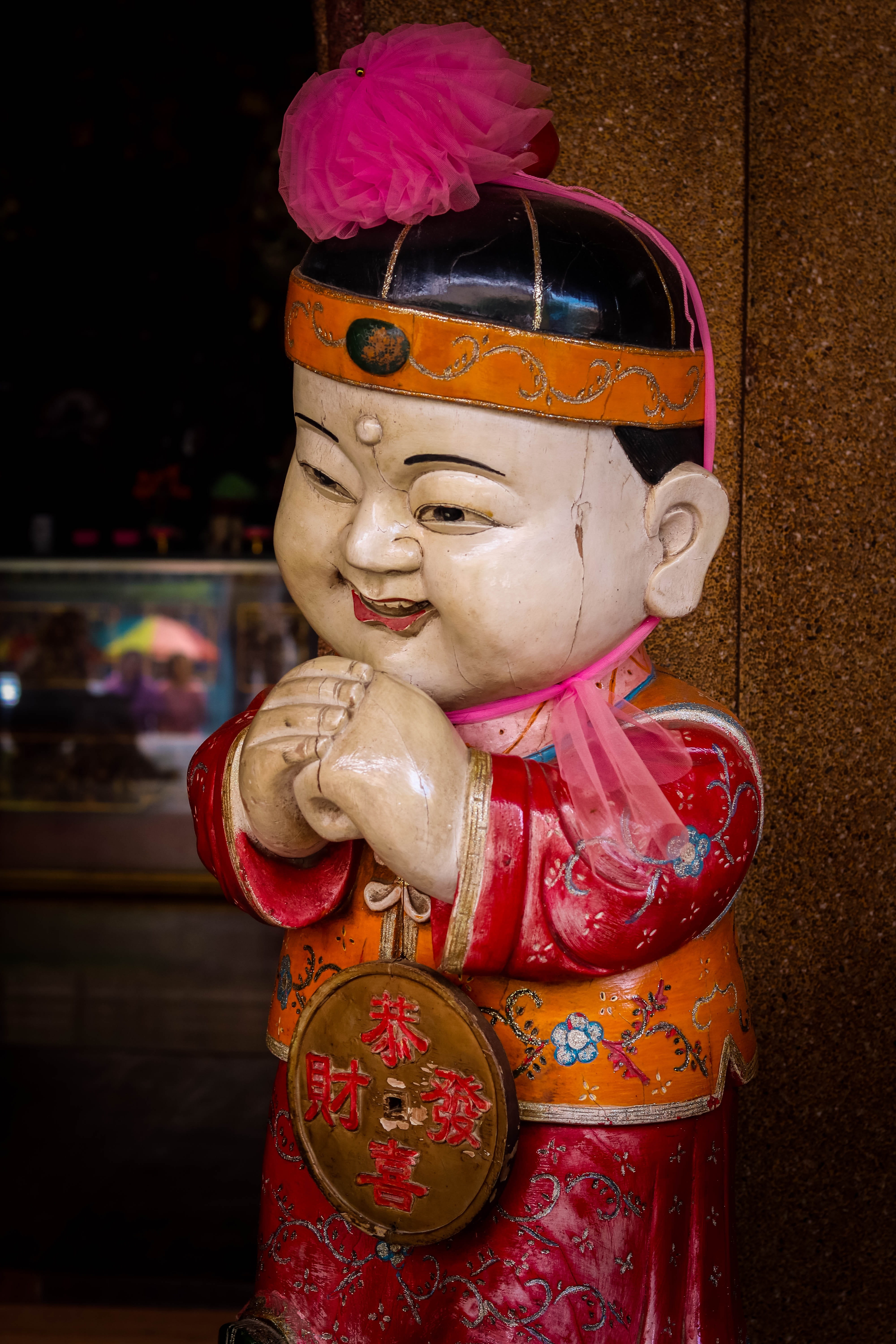 a pilgrimage, creativity, faith, east Asian Culture, human representation, japanese Culture, festival, buddhist, red, wood - material, clown, religion, Phone HD Wallpaper