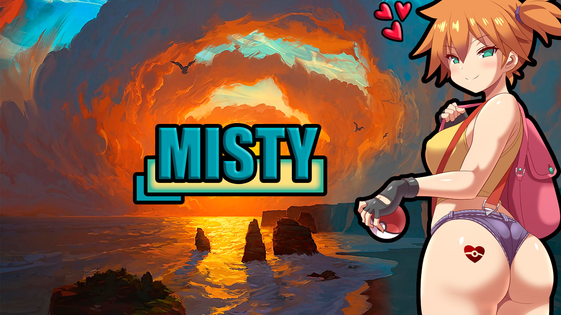 Pokémon, misty (pokemon), 1080P, HD Wallpaper