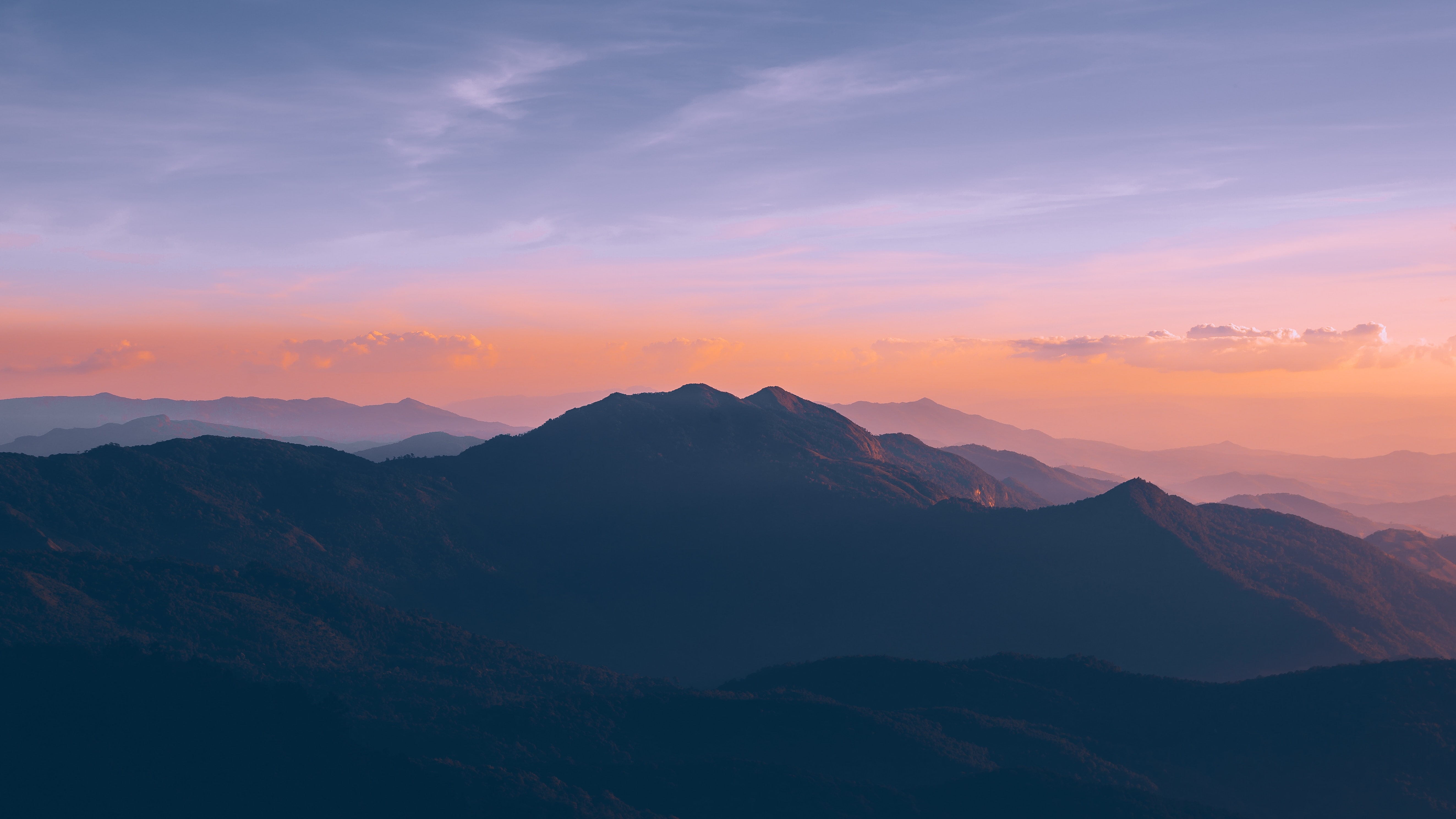 Doi Inthanon National Park, Mountains, mountain, photo, Thailand, 5K, landscape, 5K, HD Wallpaper