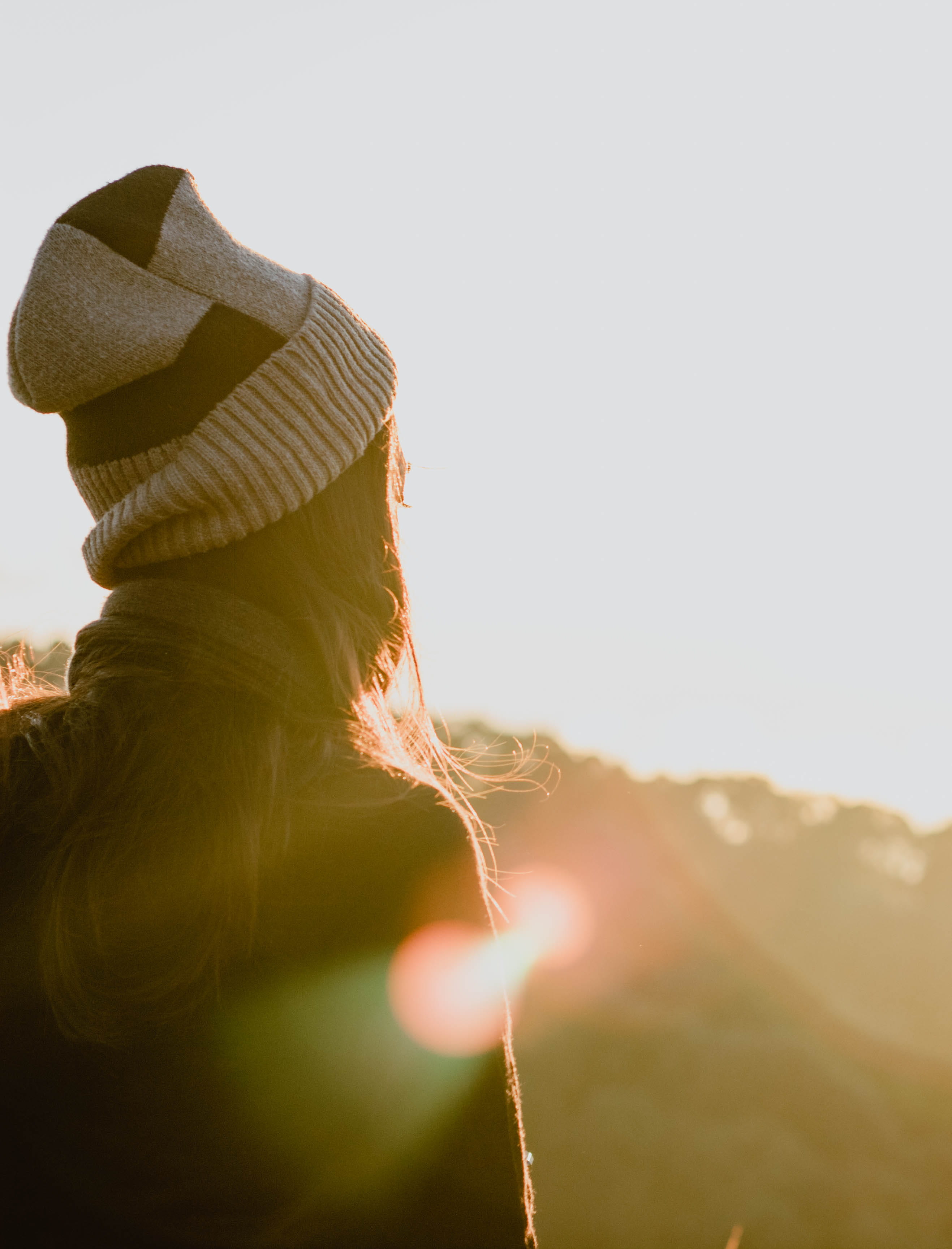 person, photography, apparel, one person, women, knit hat, photo, sunrise, clothing, face, morning, sun hat, sun, real people, sweater, outdoors, doi inthanon, Phone HD Wallpaper