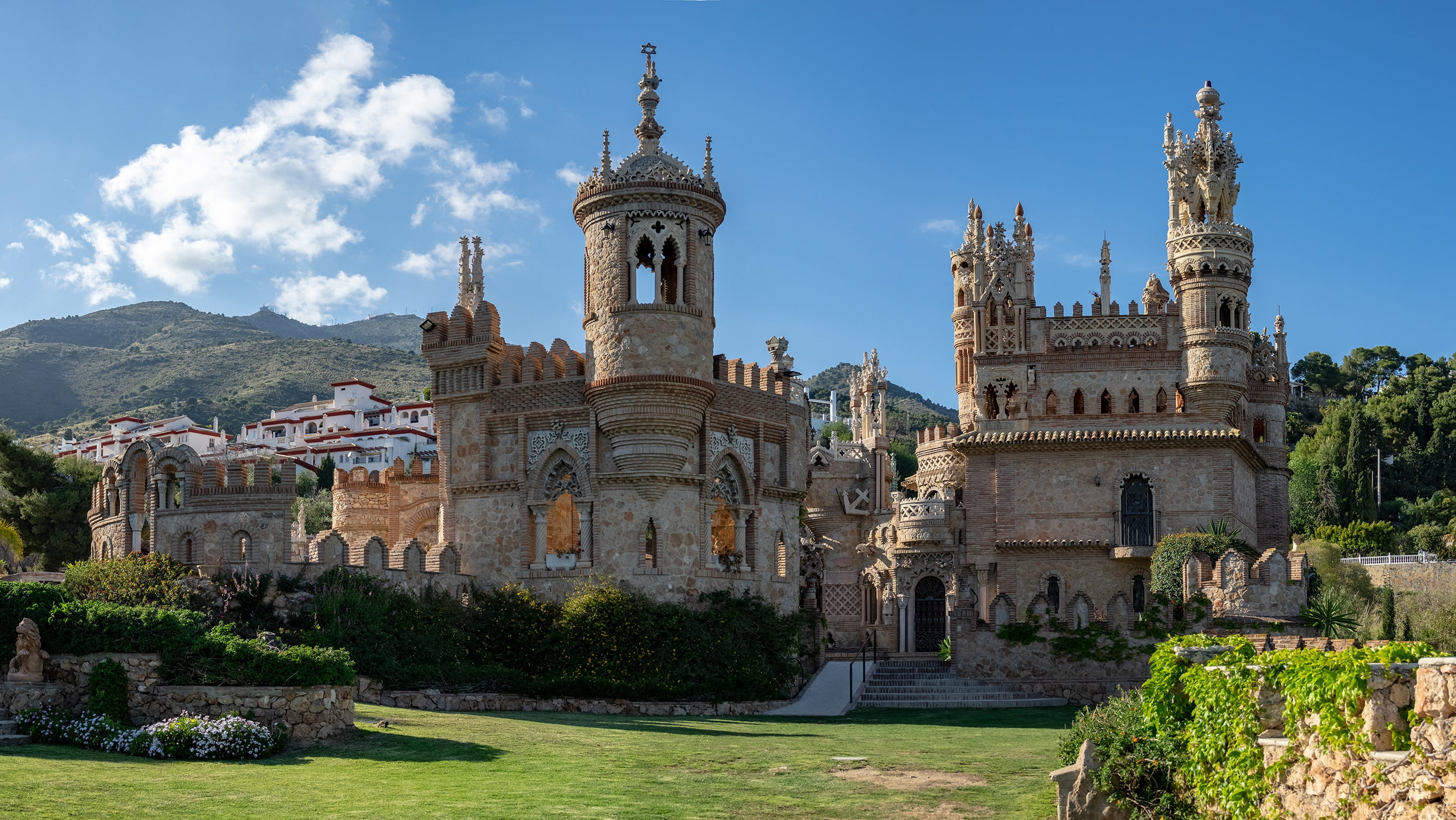 castle, Colomares Castle, 2K, Spain, Benalmadena, Castillo de Colomares, architecture, Benalmádena, HD Wallpaper