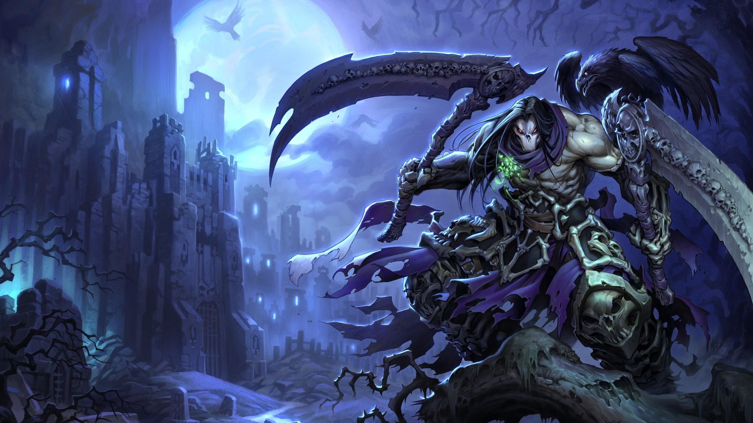 2K, 2560a, games, video, darksiders, HD Wallpaper