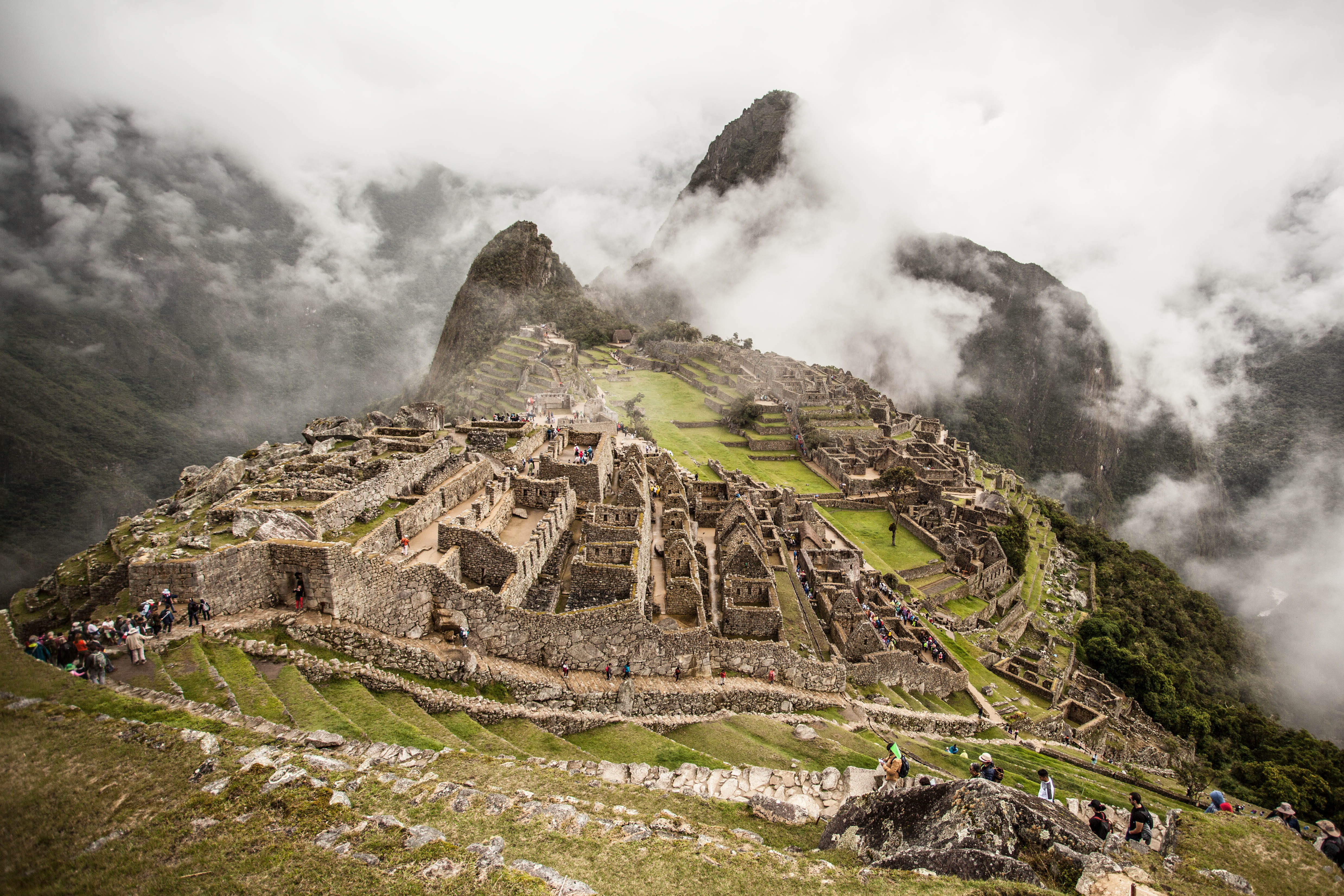 cloud, the past, terrace, no people, architecture, tree, mexico, ancient, machu, scenics - nature, ruined, built structure, river, place, stone material, HD Wallpaper