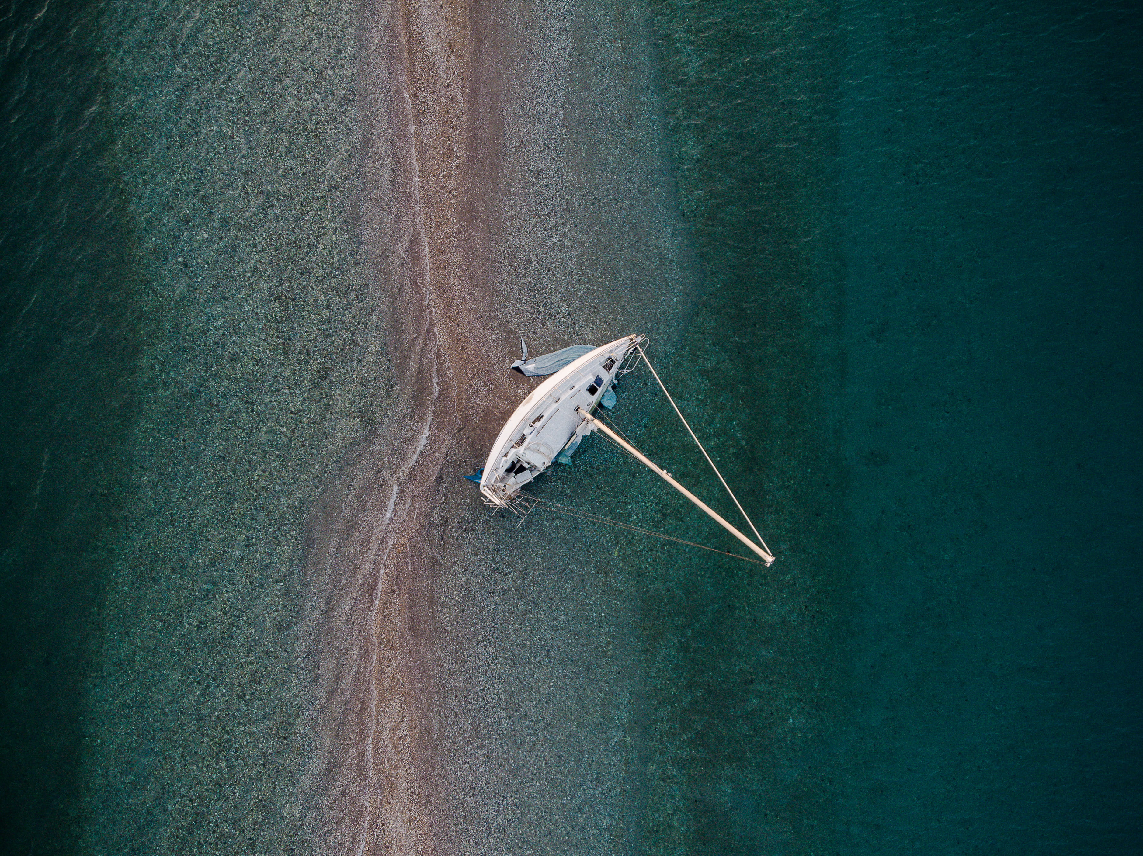 transportation, sea, mode of transportation, photography, looking down, travel, s, aerial, 2K, water, drone view, high angle view, flying, outdoors, air vehicle, HD Wallpaper