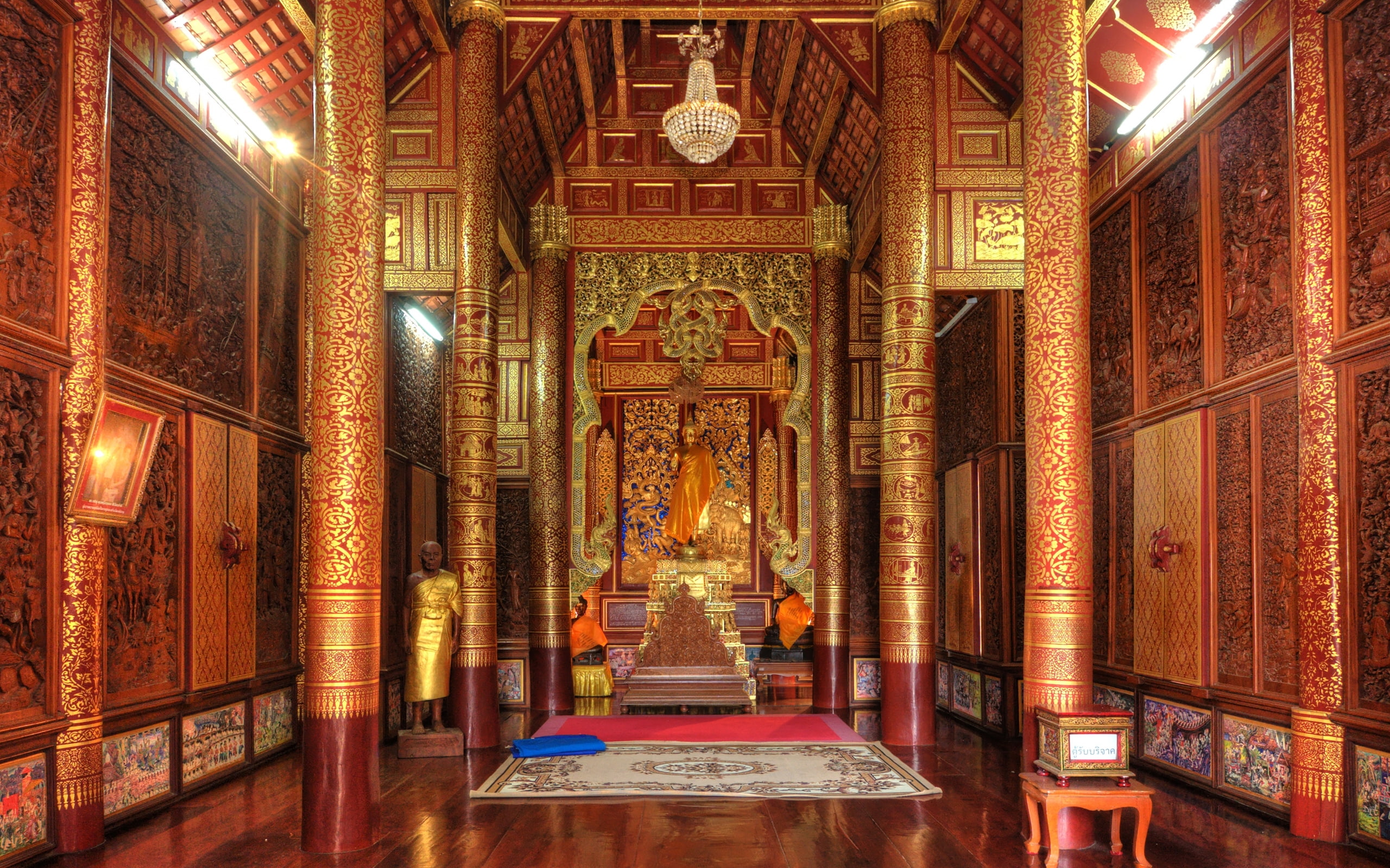 fang, mai, ngam, wat, thailand, chiang, 2K, chedi, HD Wallpaper