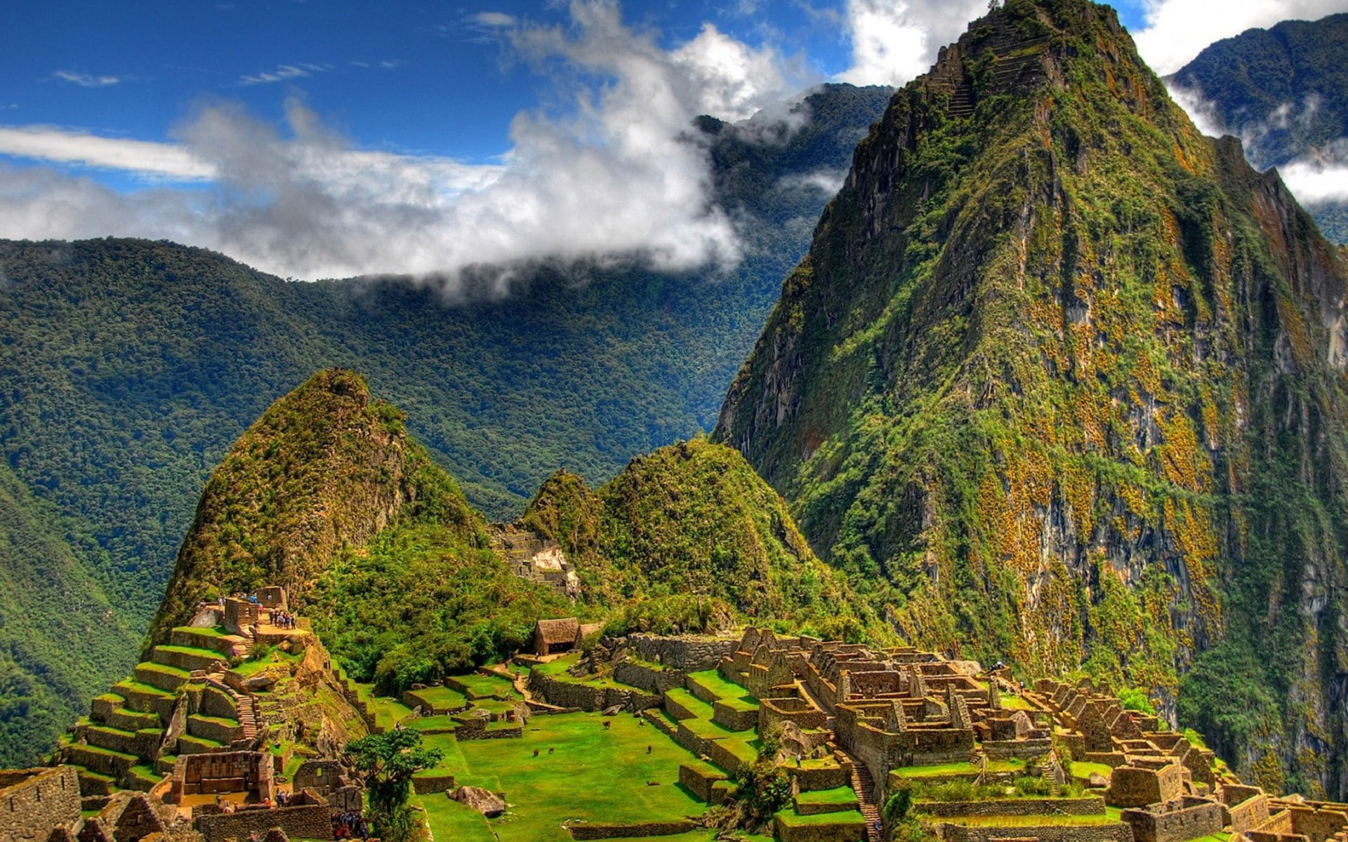mountains, machu, hd, pichu, Landscapes, nature, 1080P, art, x, HD Wallpaper