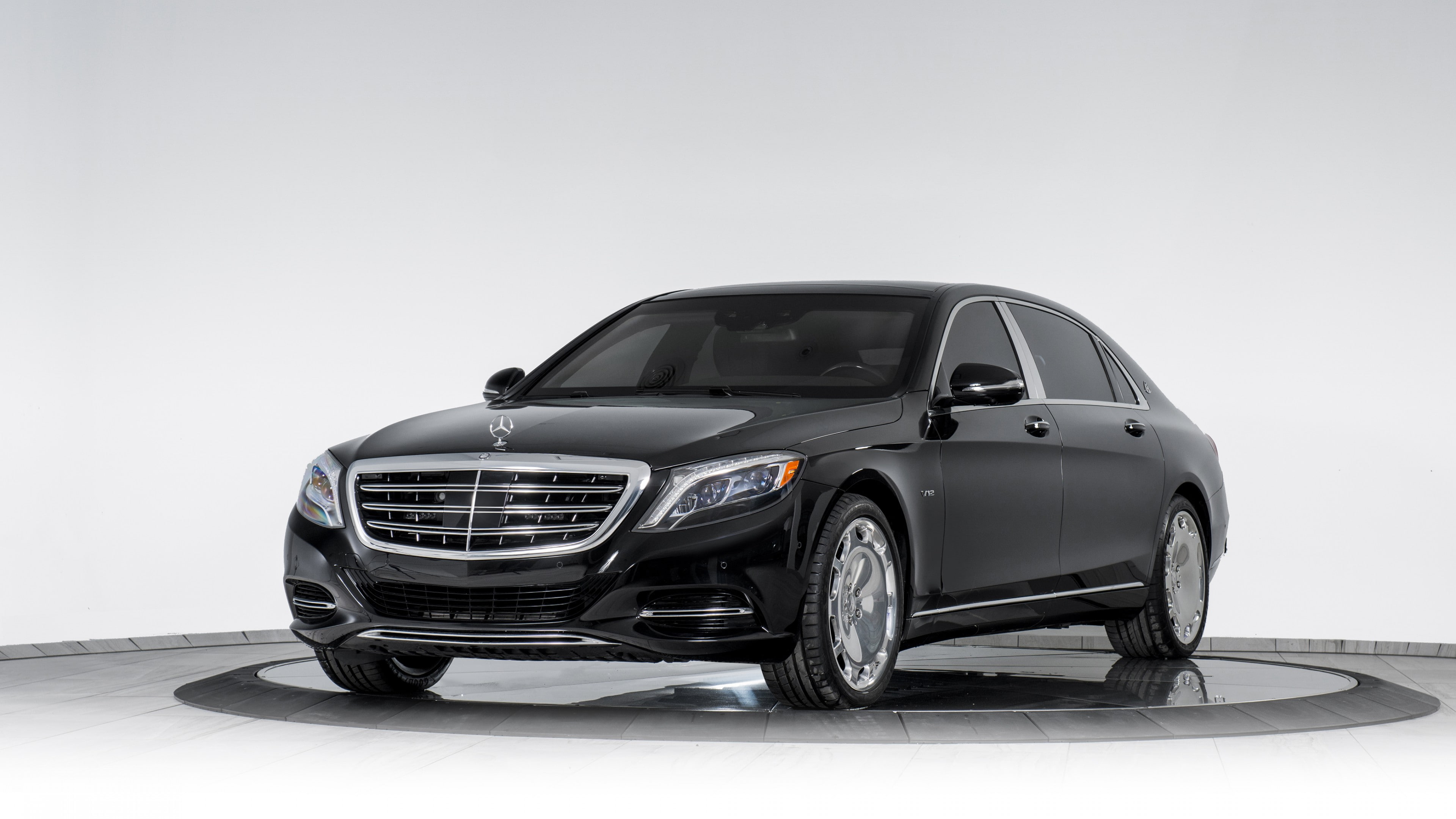 e, class, benz, armored car, luxury cars, 4K, black, mercedes, INKAS, Mercedes-Maybach S 600, HD Wallpaper