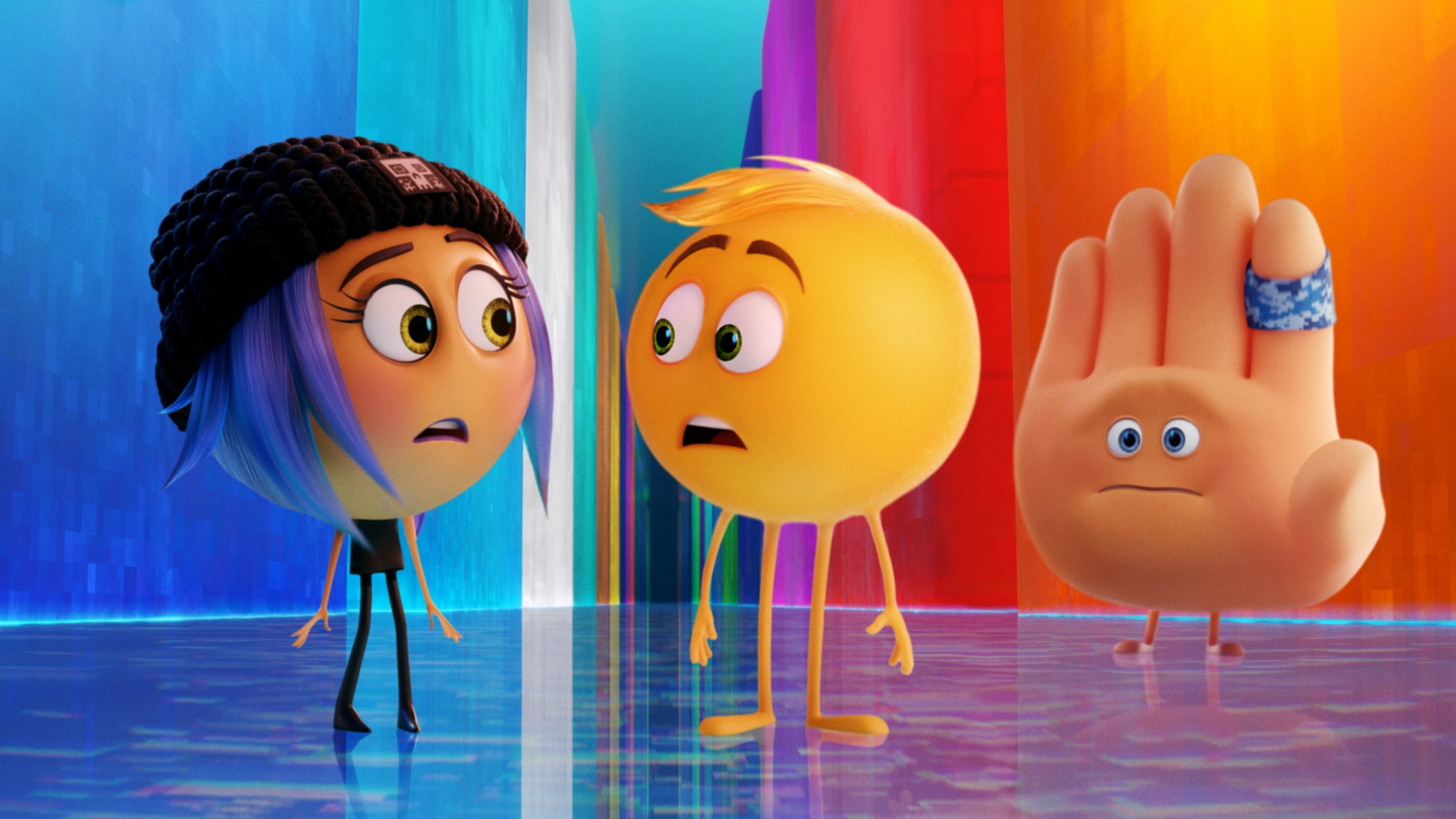 scene, 4K, emoji, movie, smiley, 4k, Emojimovie: Express Yourself, HD Wallpaper