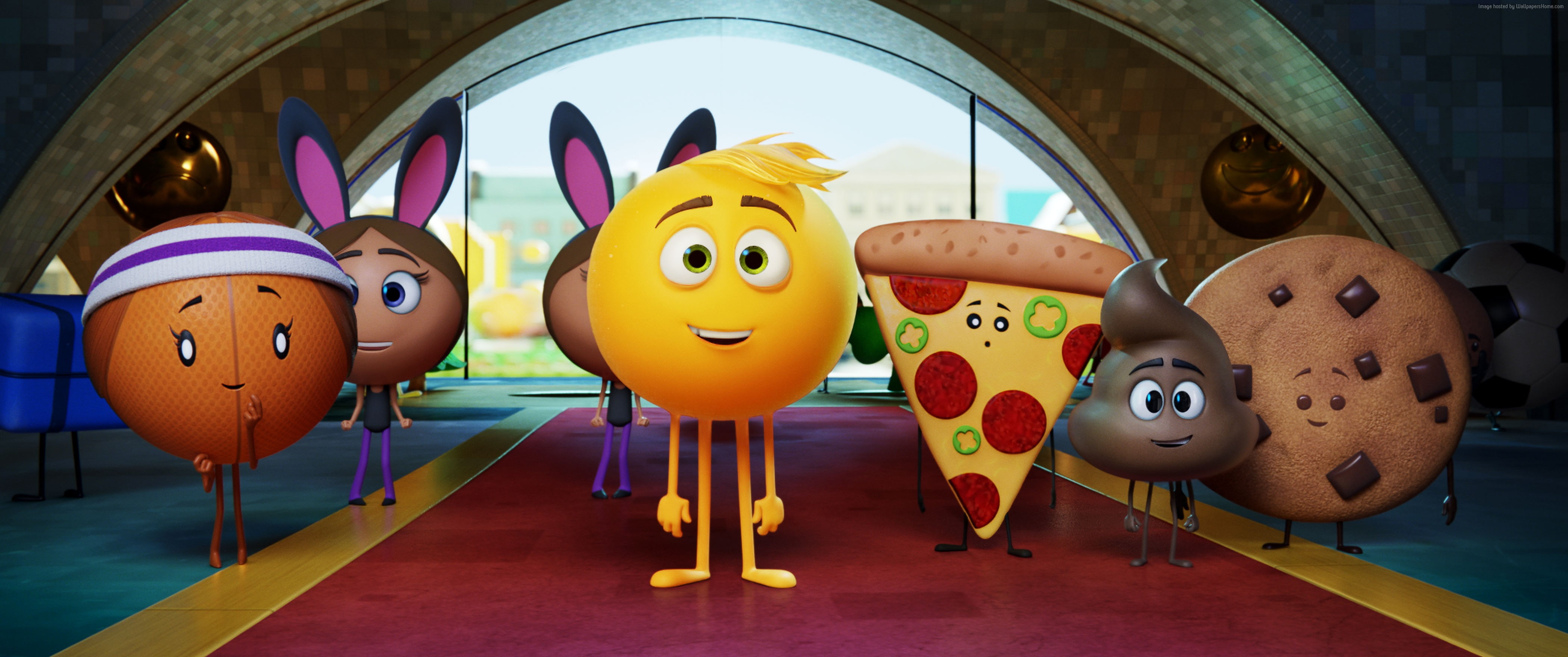Emojimovie: Express Yourself, smiley, 4k, 4K, HD Wallpaper