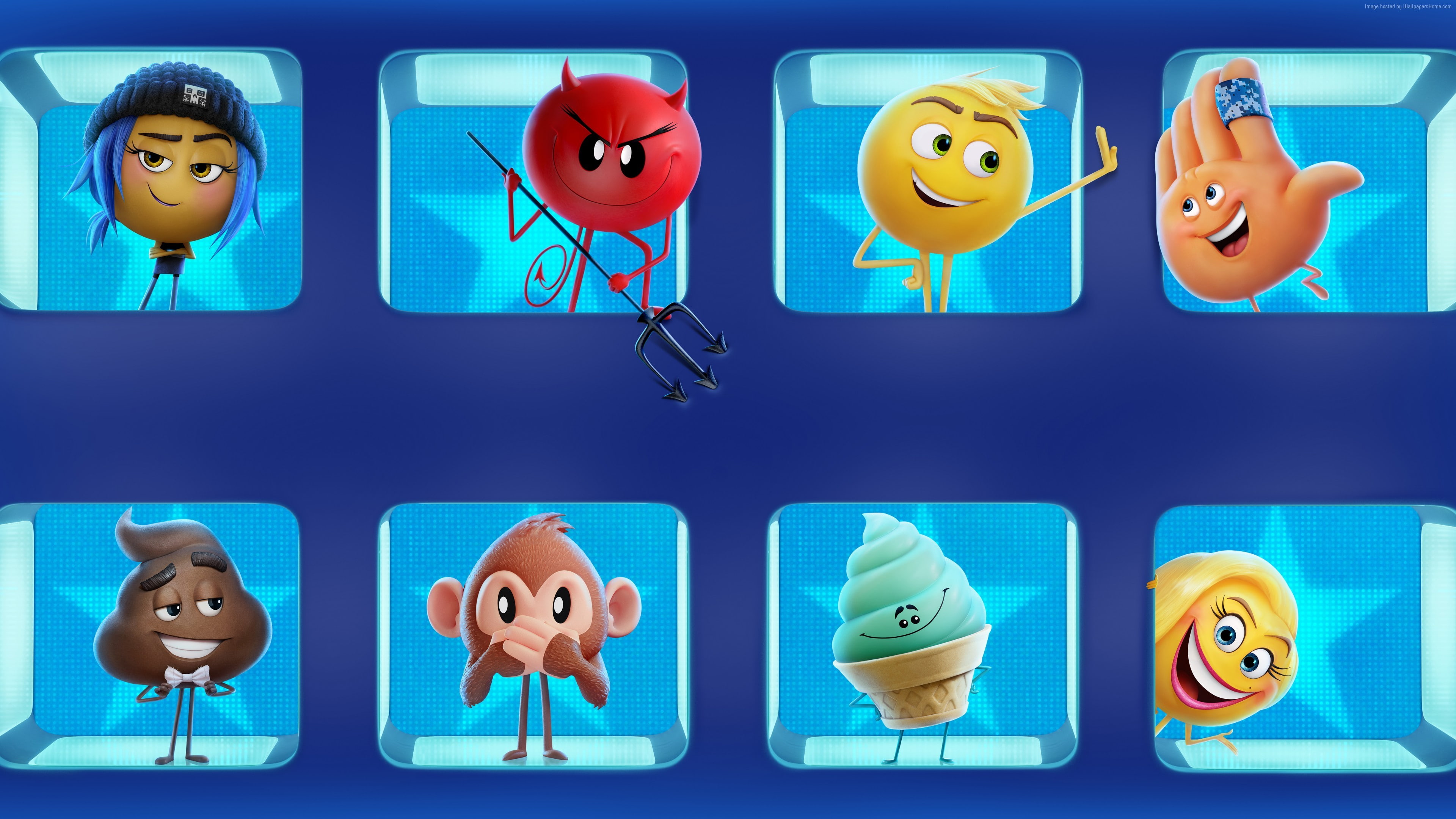 4K, Emojimovie: Express Yourself, 4k, smiley, HD Wallpaper